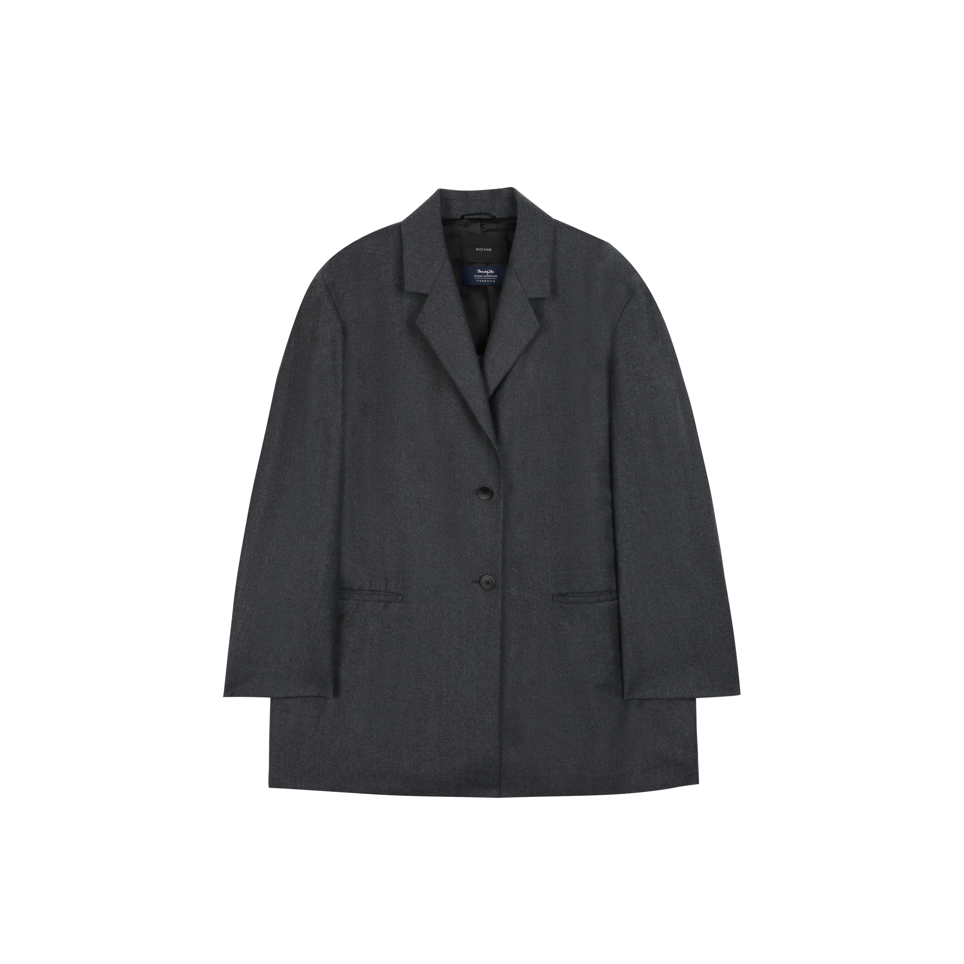 Long Wool Blazer Coat - Image 4