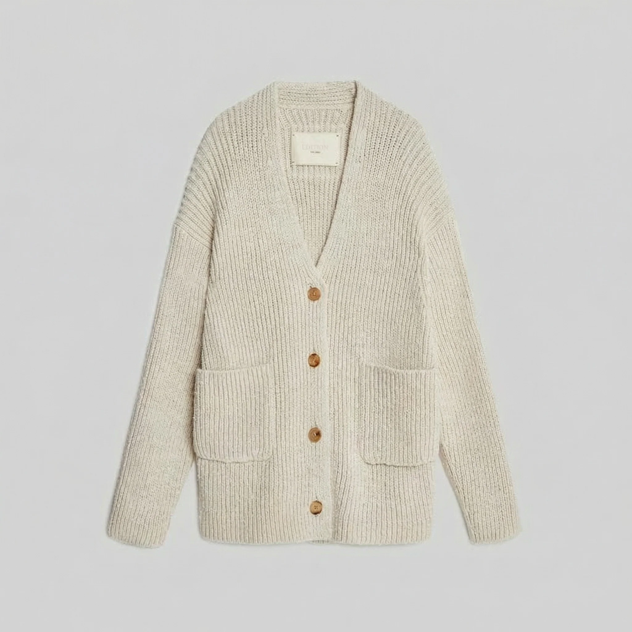 Longline Rib Cardigan - Image 6