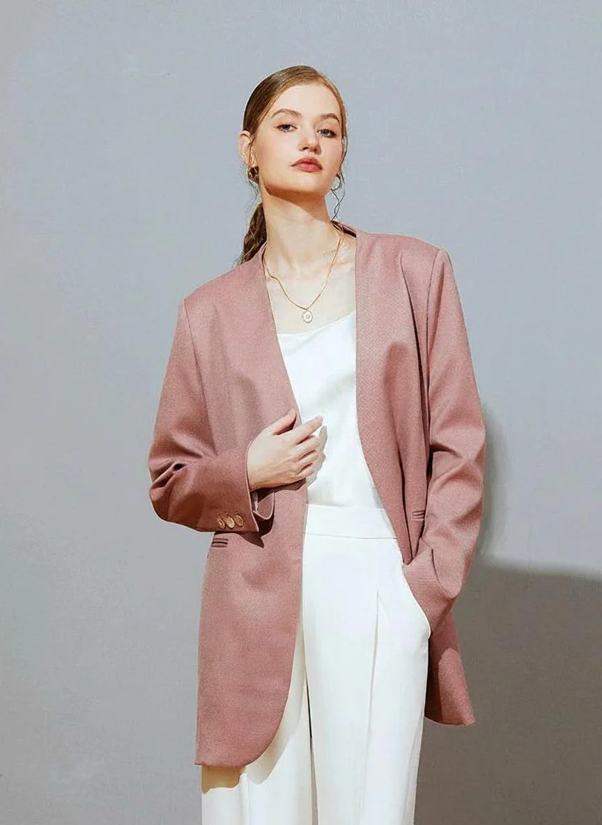 Longline Wool Blazer