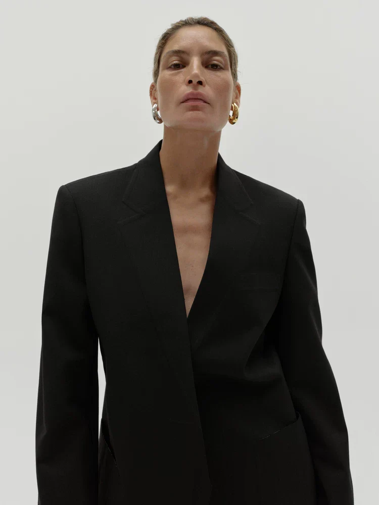 Longline Wrap Blazer