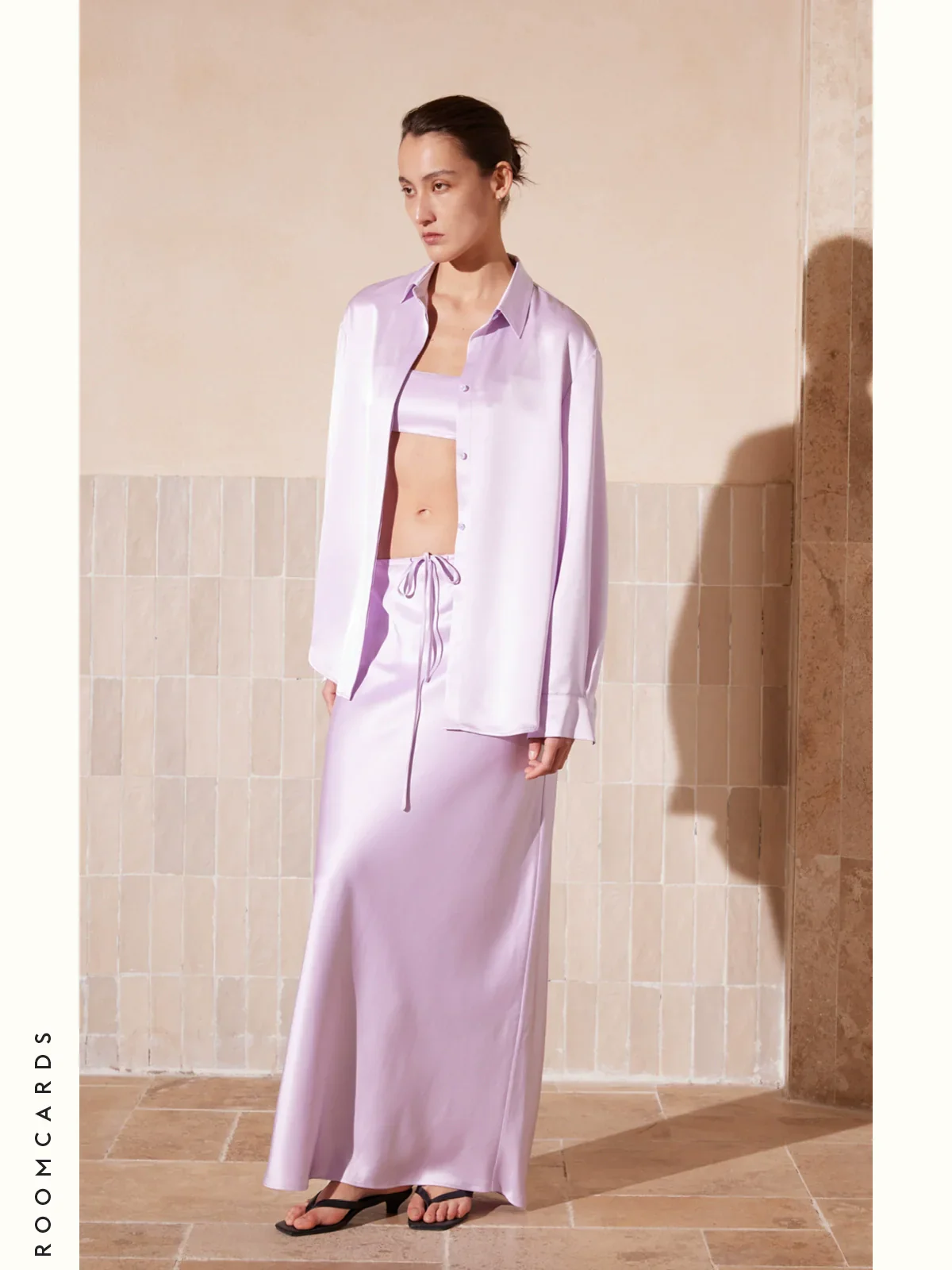 Loose Satin Acetate Shirt - Image 5