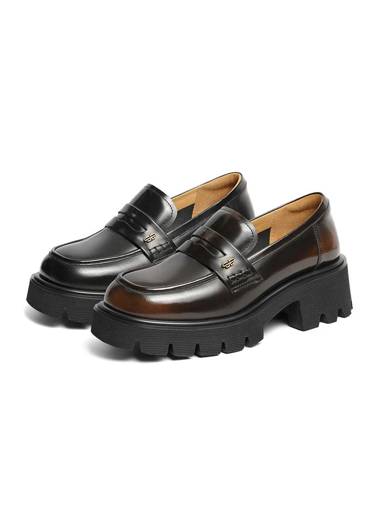 Lug Sole Loafers - Image 2