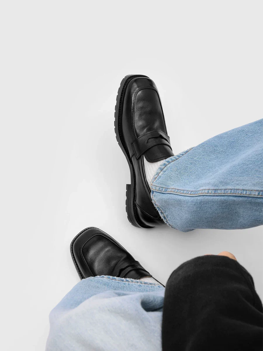 Lug Sole Loafers - Image 5