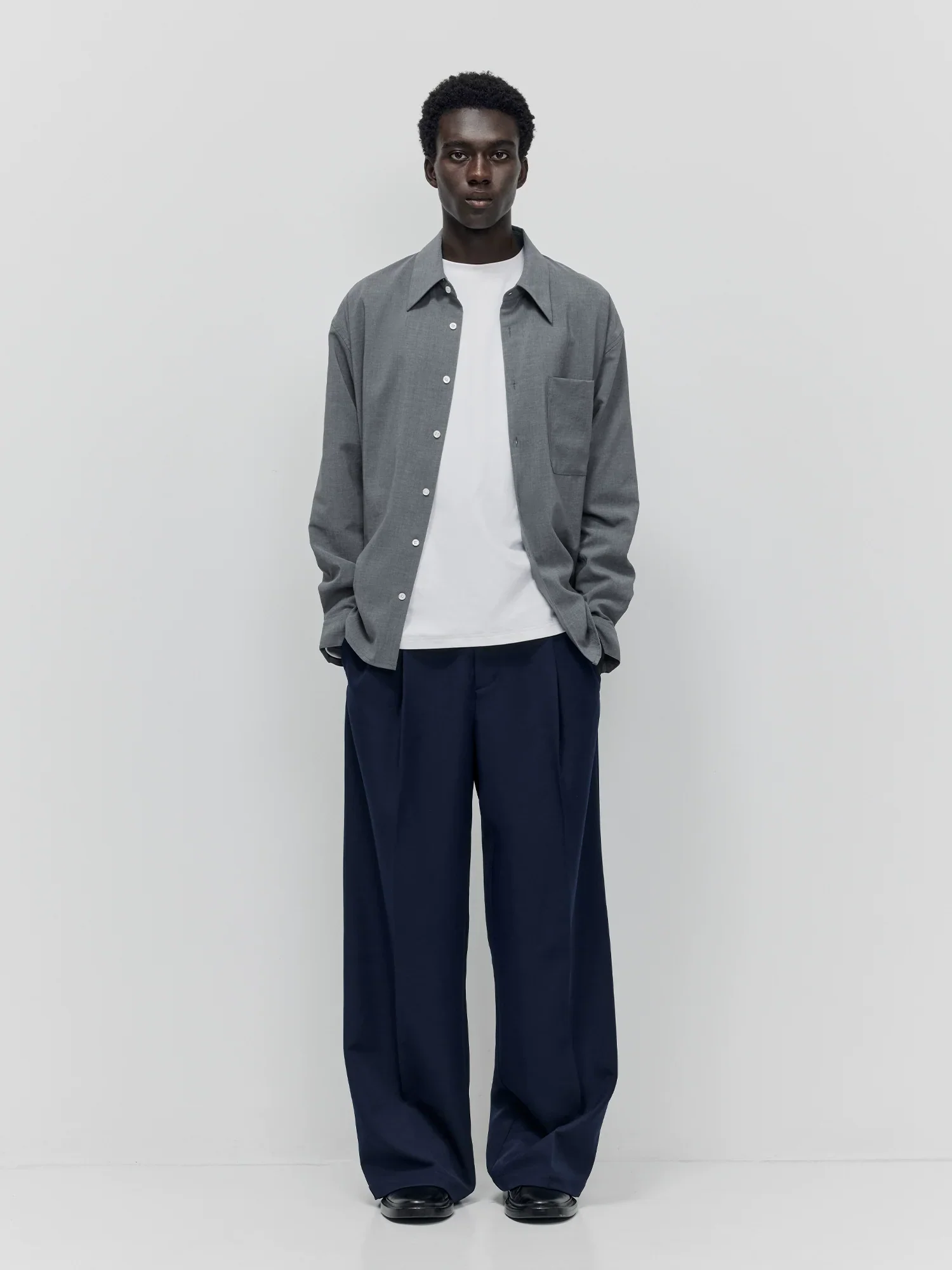 Luka Pleated Straight-Leg Trousers - Image 4