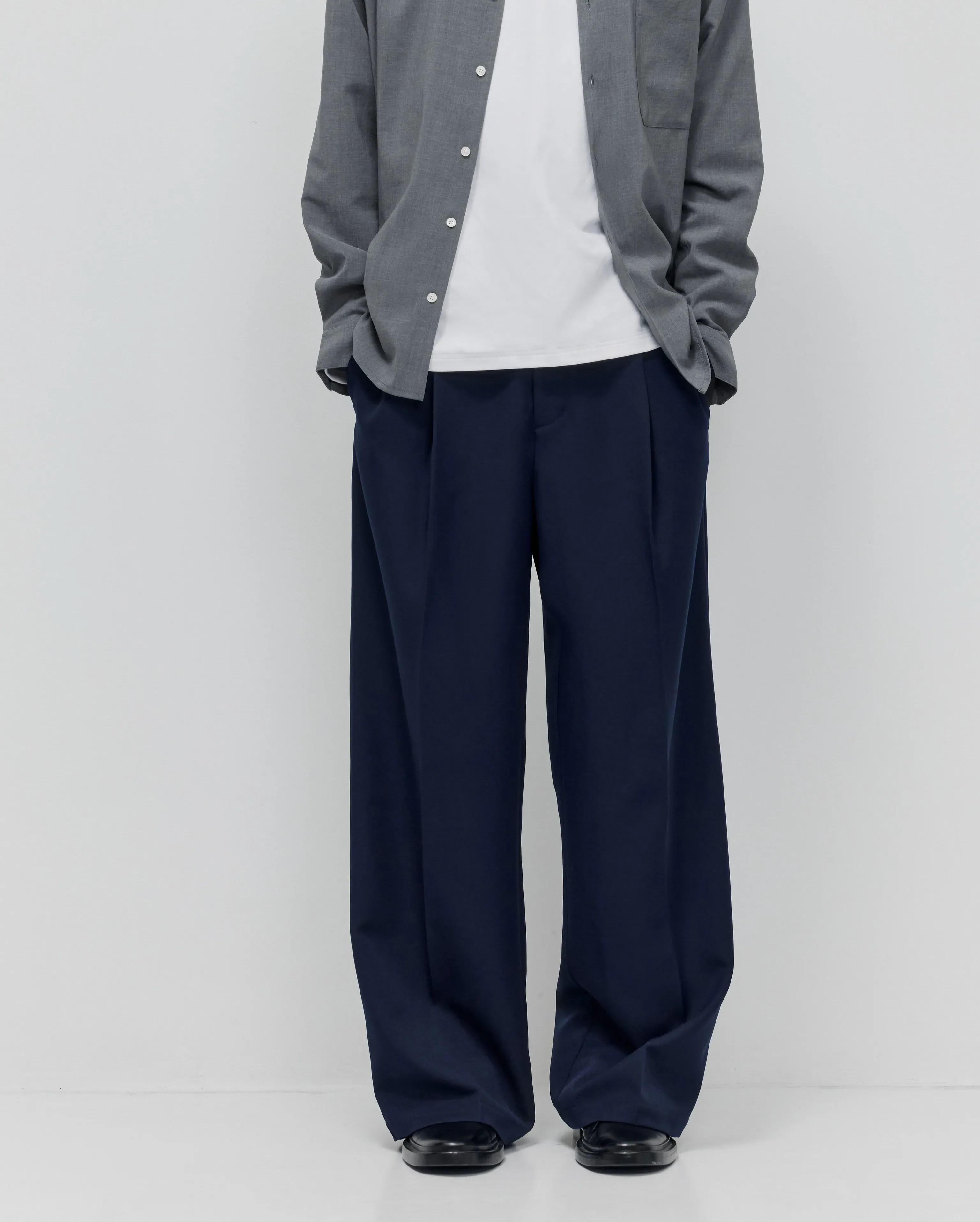 Luka Pleated Straight-Leg Trousers - Image 5