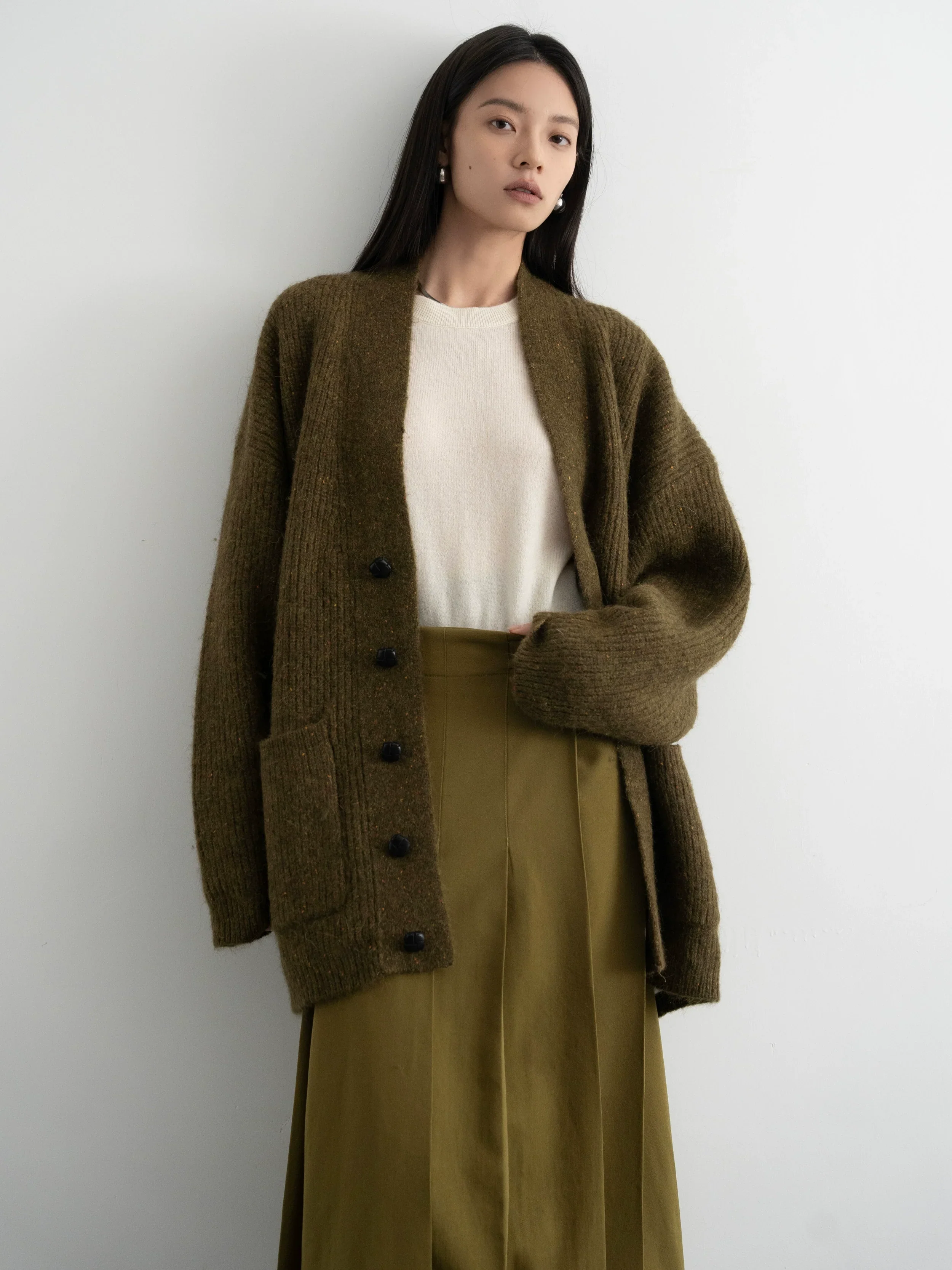 Lux Oversized Knit Cardigan - Image 4