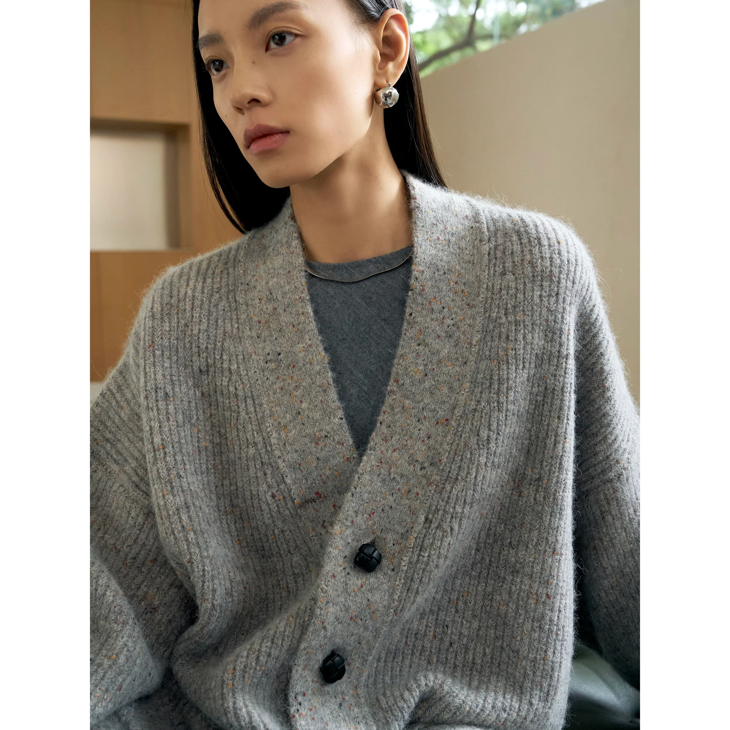 Lux Oversized Knit Cardigan - Image 5