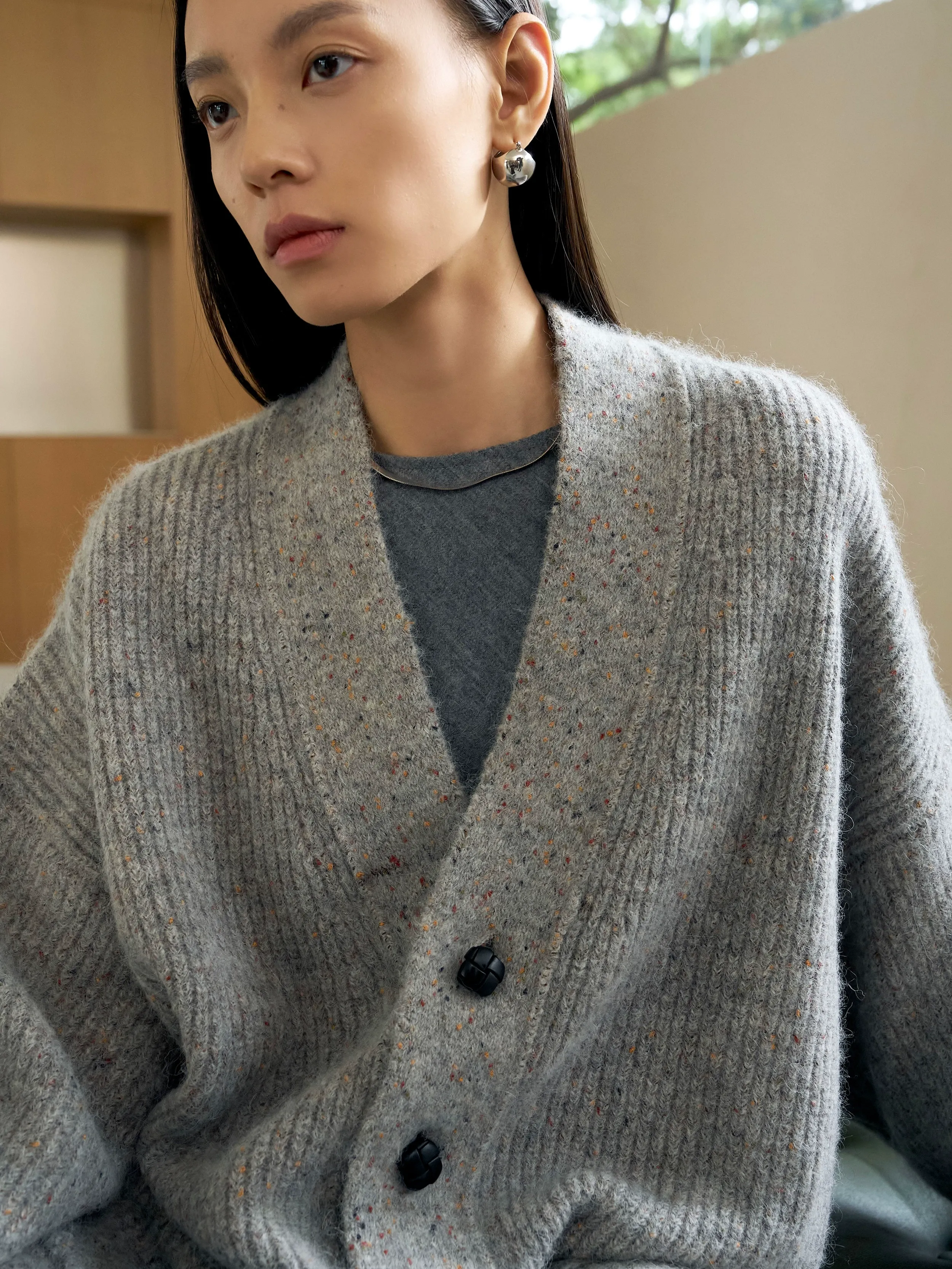 Lux Oversized Knit Cardigan - Image 6