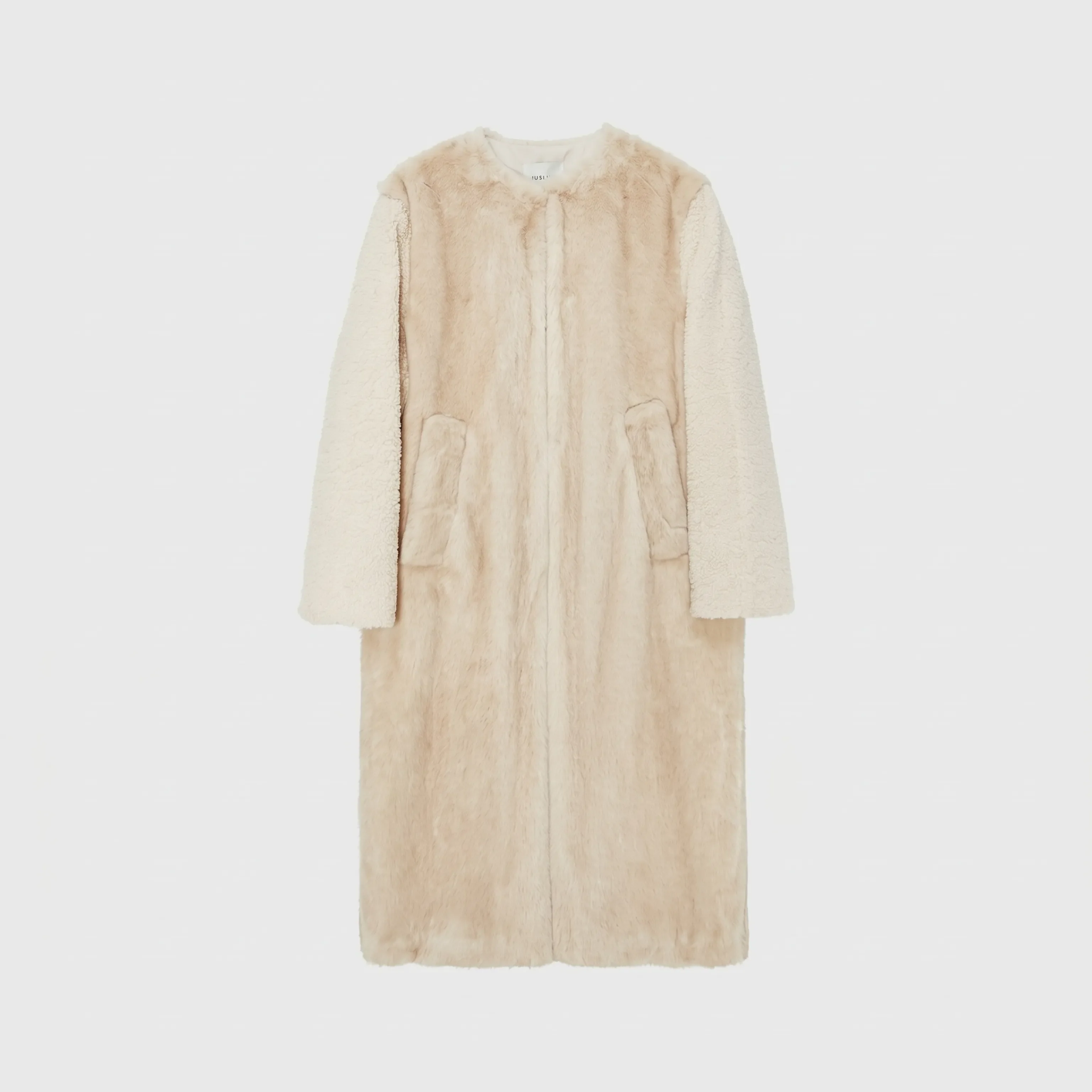 Luxurious Faux Fur Long Coat - Image 5