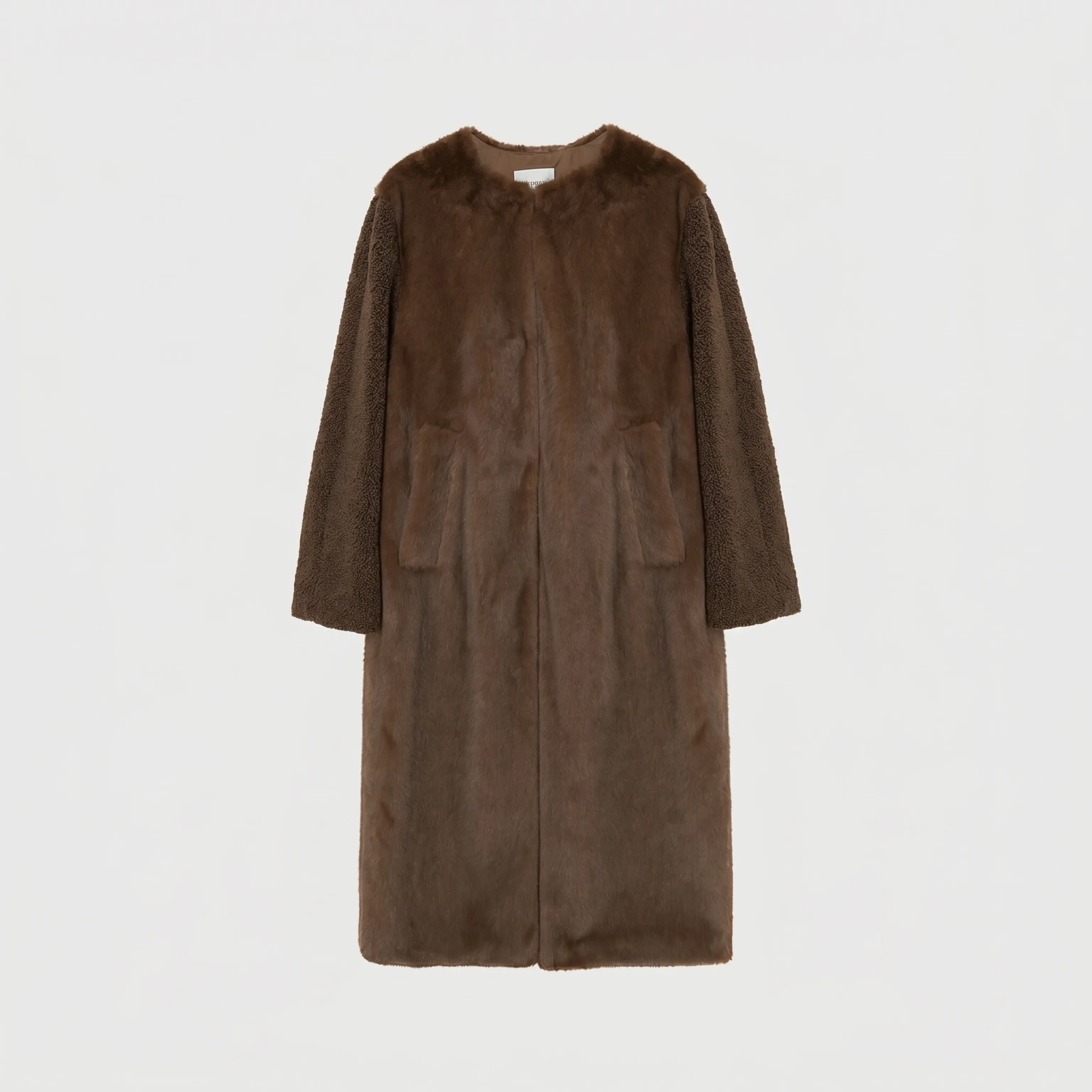 Luxurious Faux Fur Long Coat - Image 6