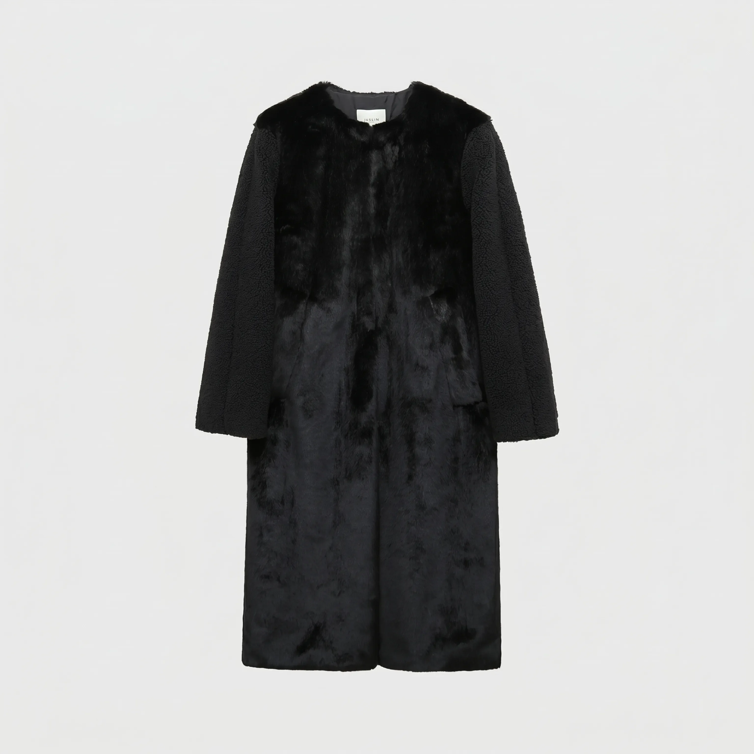 Luxurious Faux Fur Long Coat - Image 7