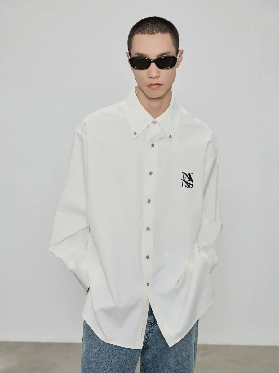 Lyocell-Cotton Oversized Button-Up Shirt - Image 5