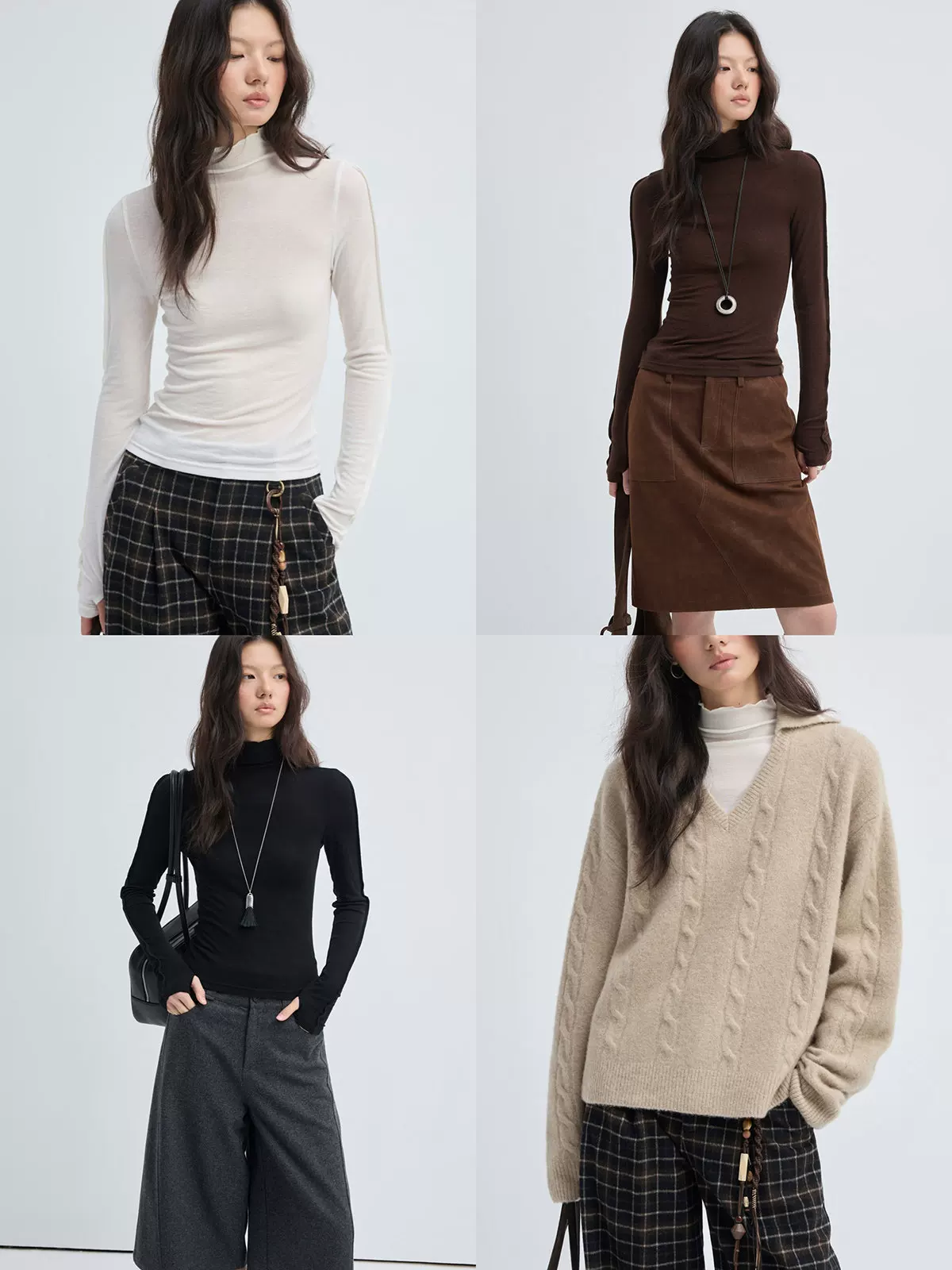 Lyocell Mockneck Top