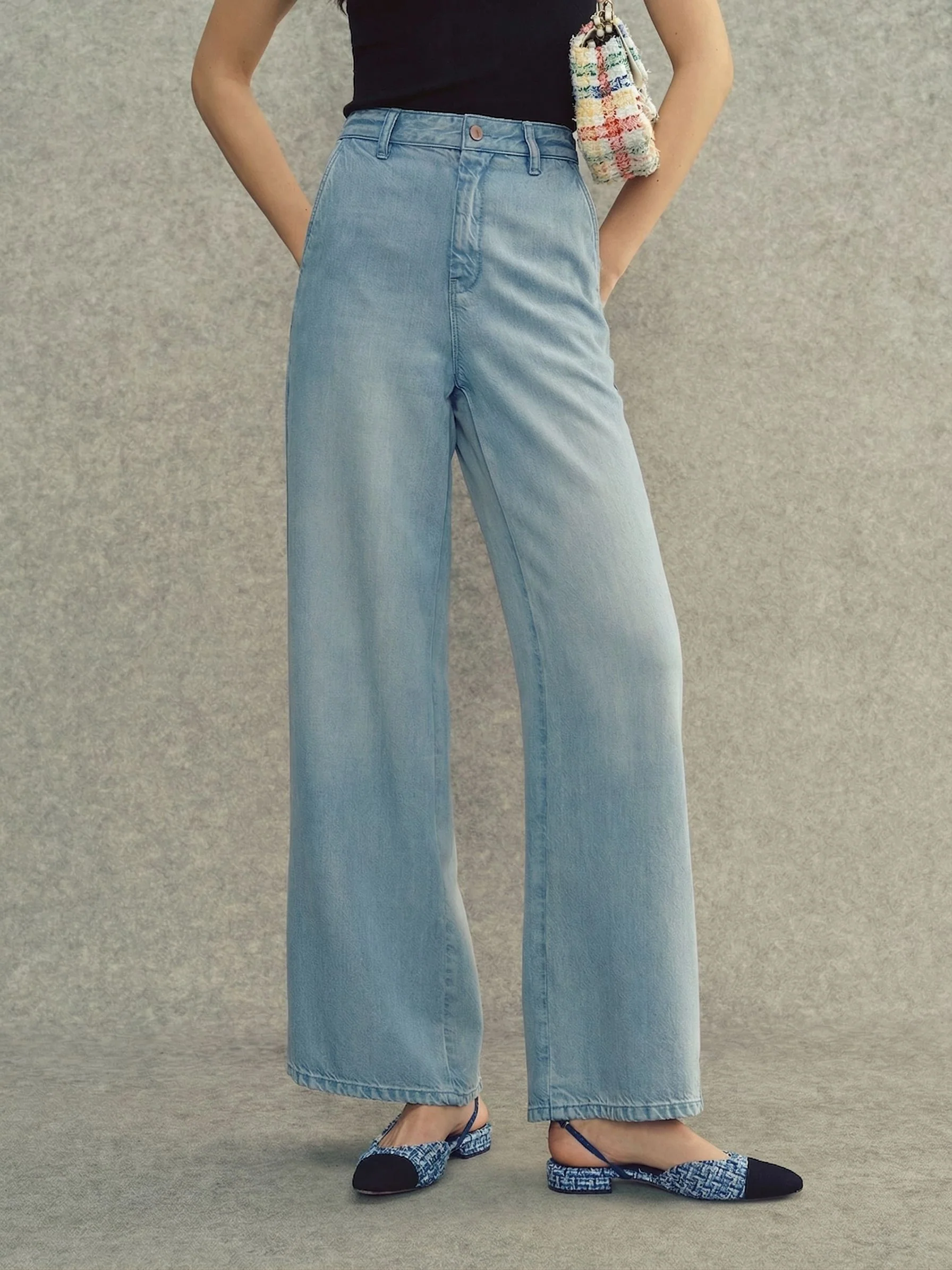 Lyocell Wide-Leg Jeans - Image 3