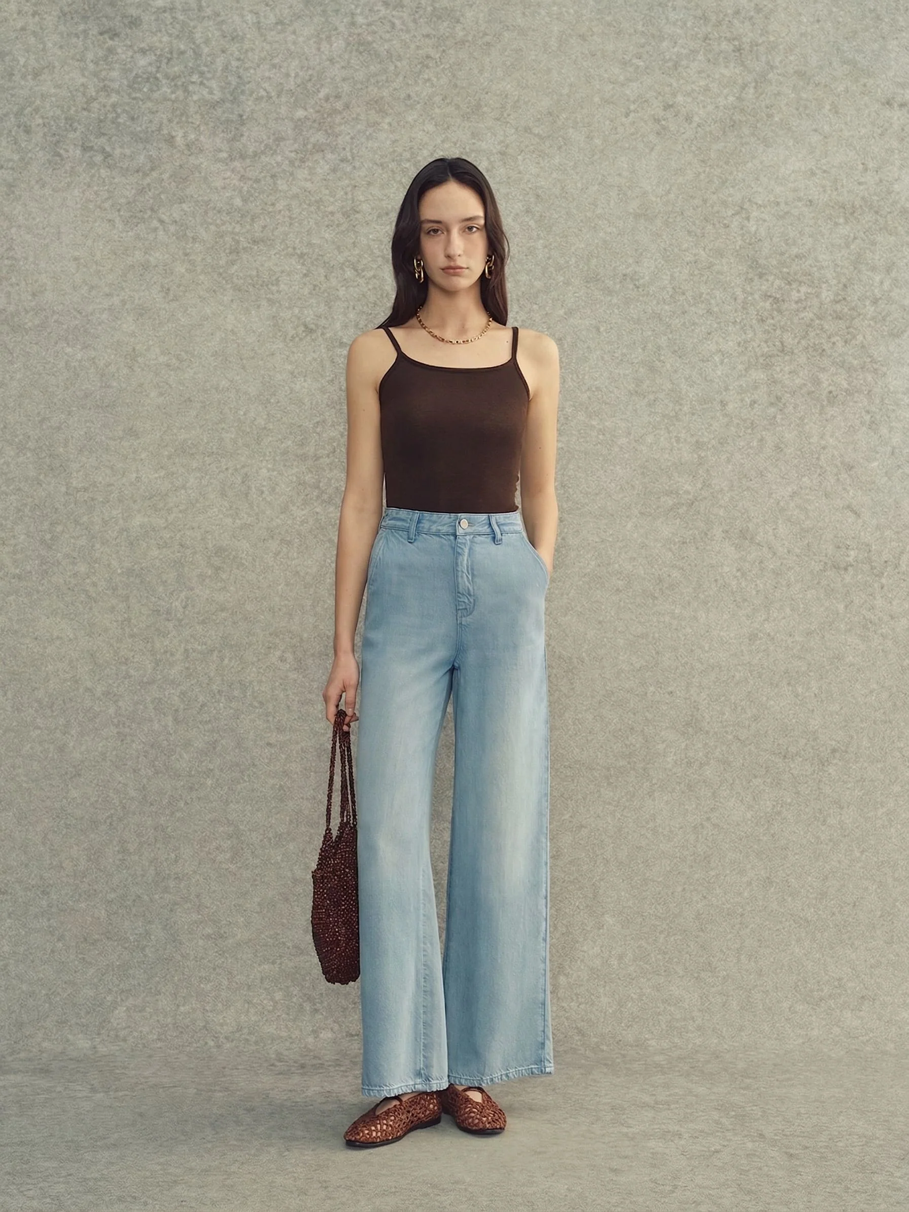 Lyocell Wide-Leg Jeans - Image 4