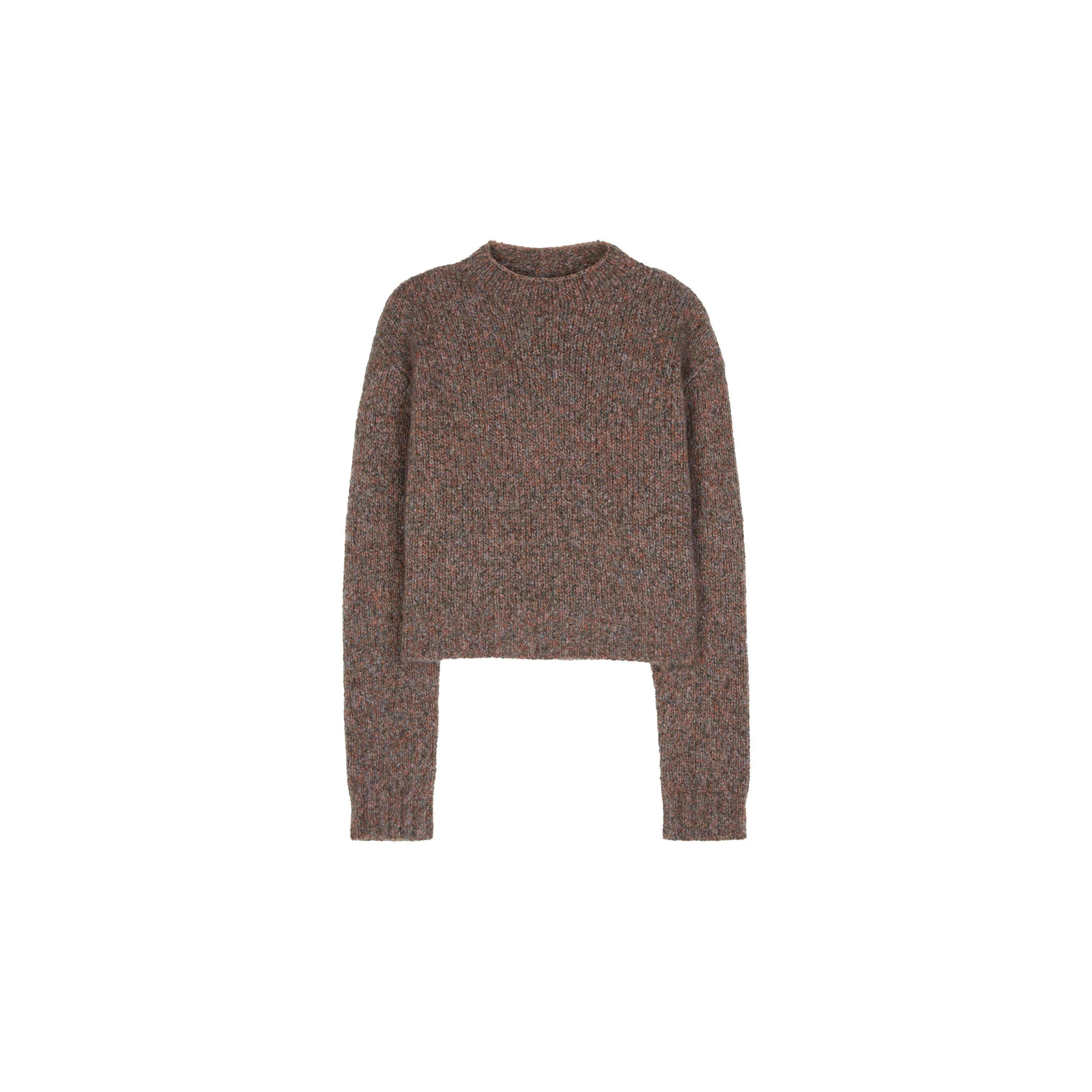 Mélange Knit Cardigan