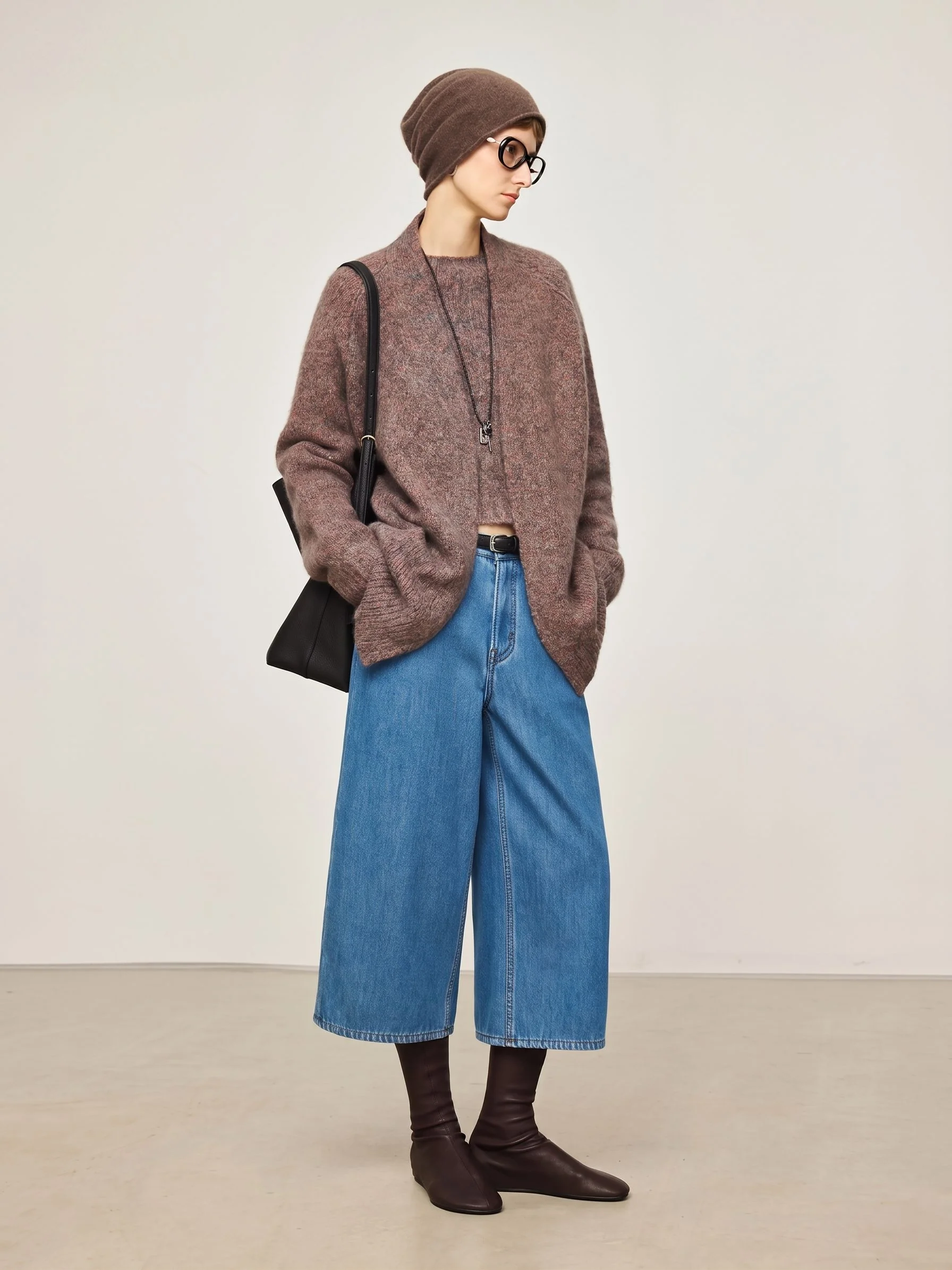 Mélange Knit Cardigan - Image 11