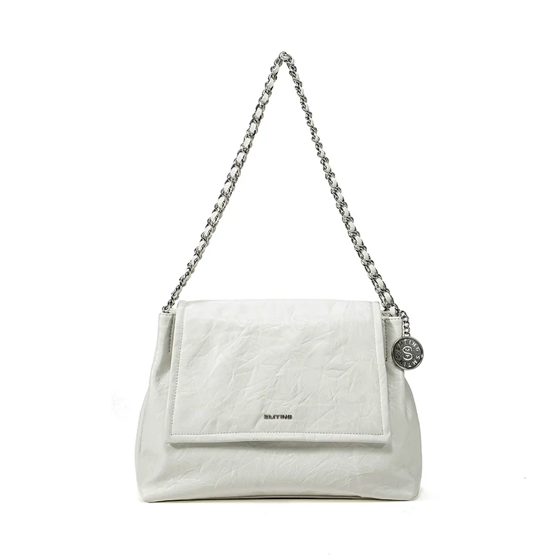 Madrid Cowhide Chain Shoulder Bag