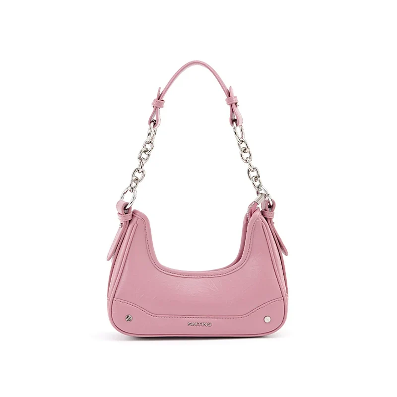 Magnetic Chain Baguette Bag