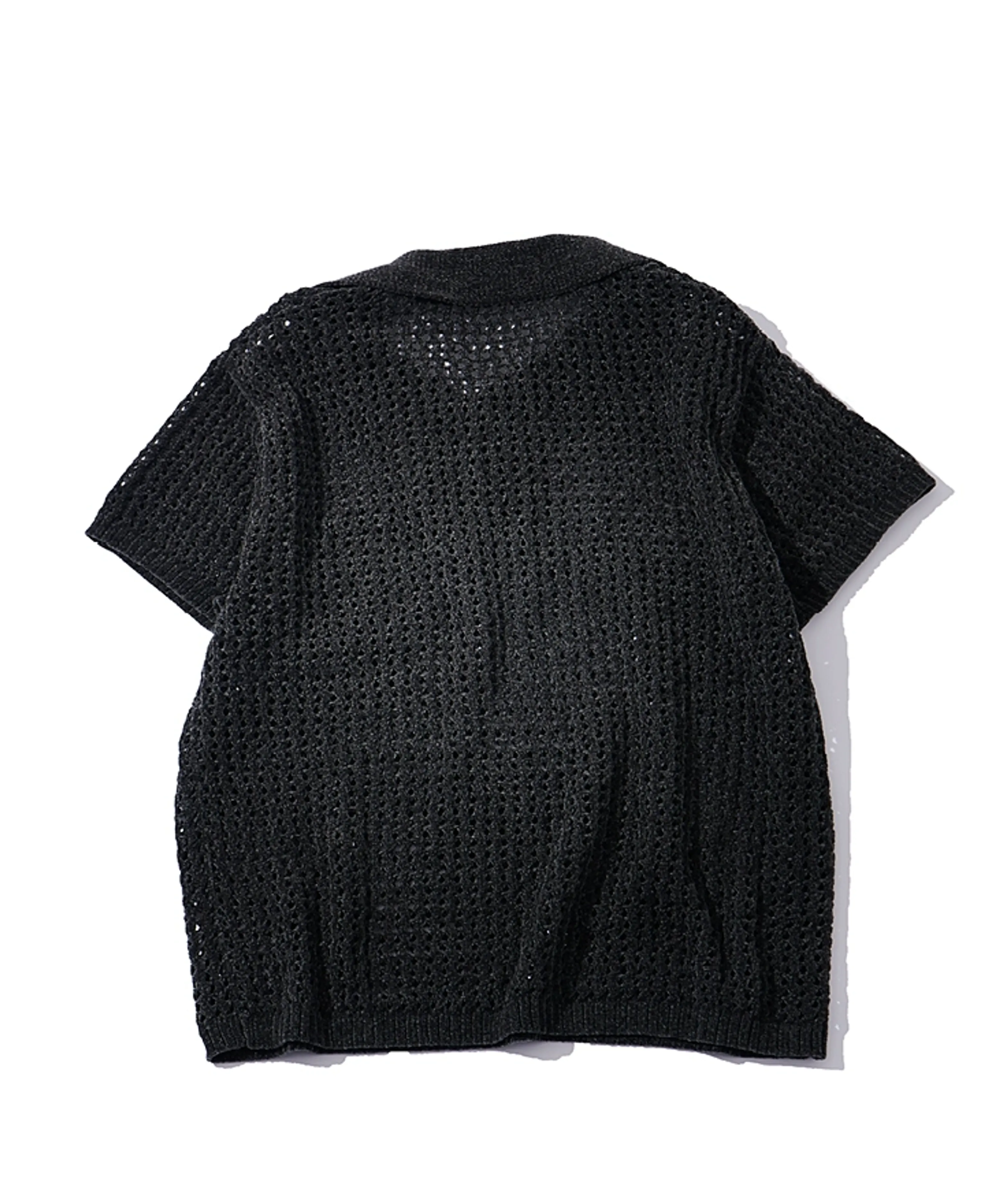 Malibu Open-Knit Polo Shirt - Image 5