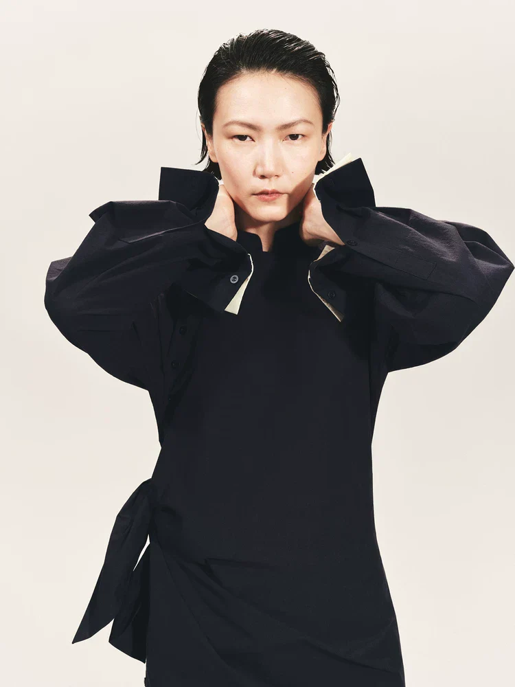 Mandarin Wrap Dress