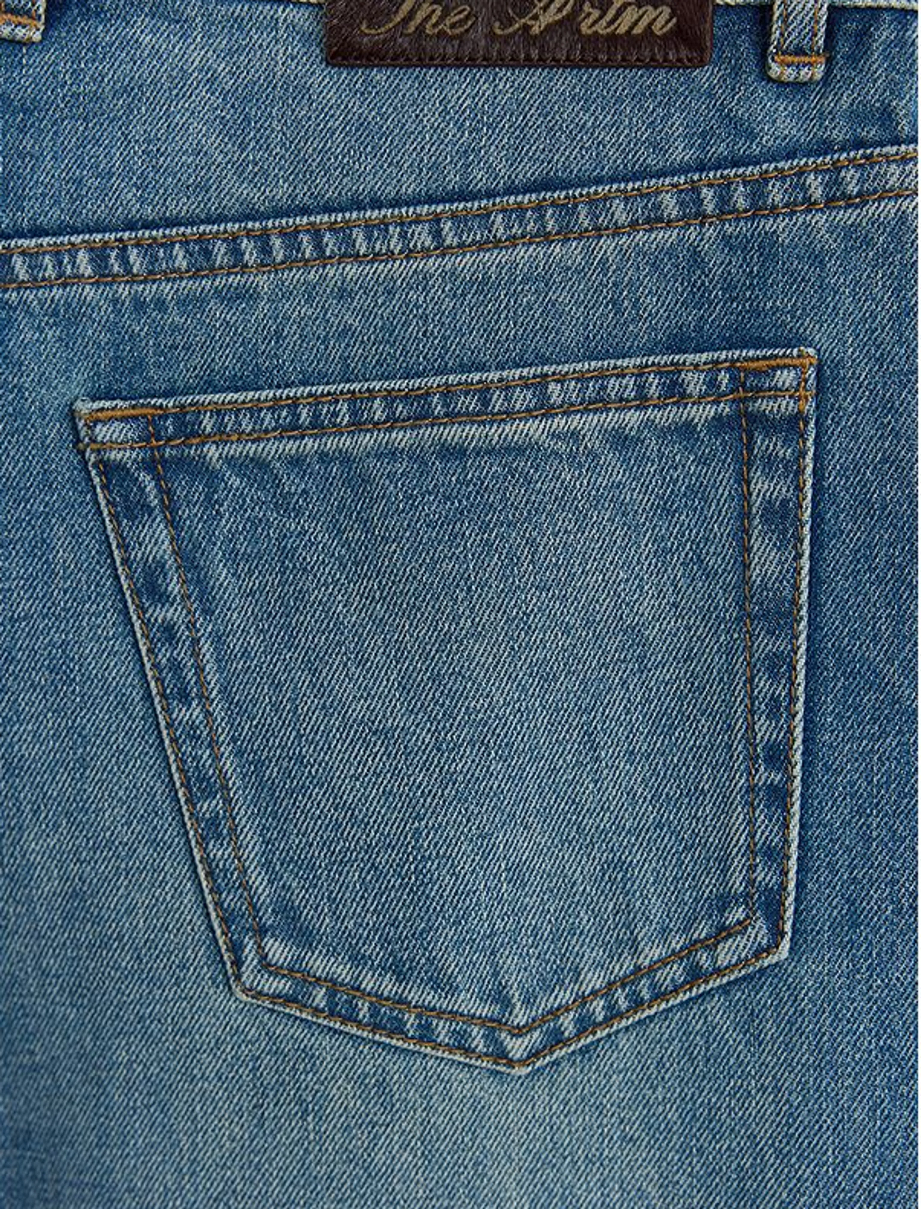Marble-Wash Wide-Leg Jeans - Image 6