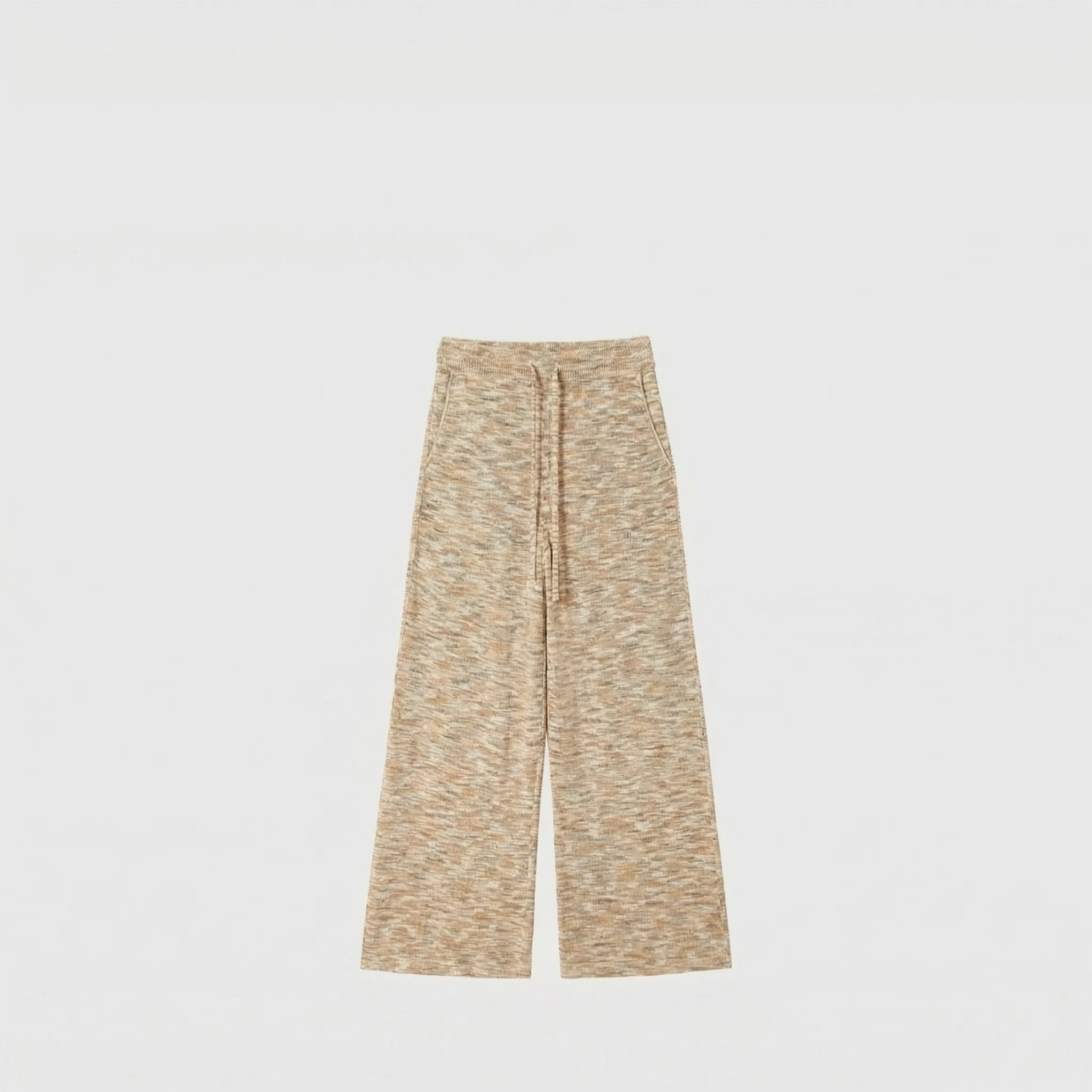 Marl Wide-Leg Pants - Image 5