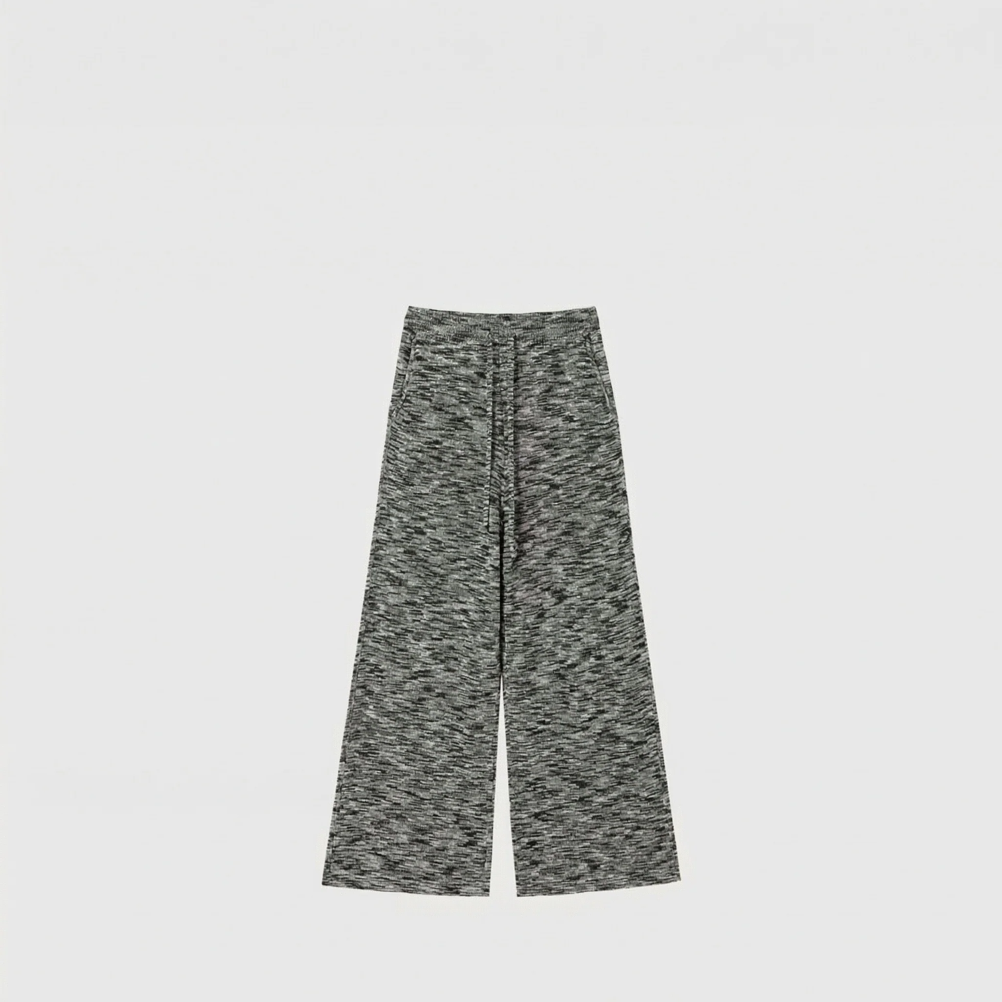 Marl Wide-Leg Pants - Image 6