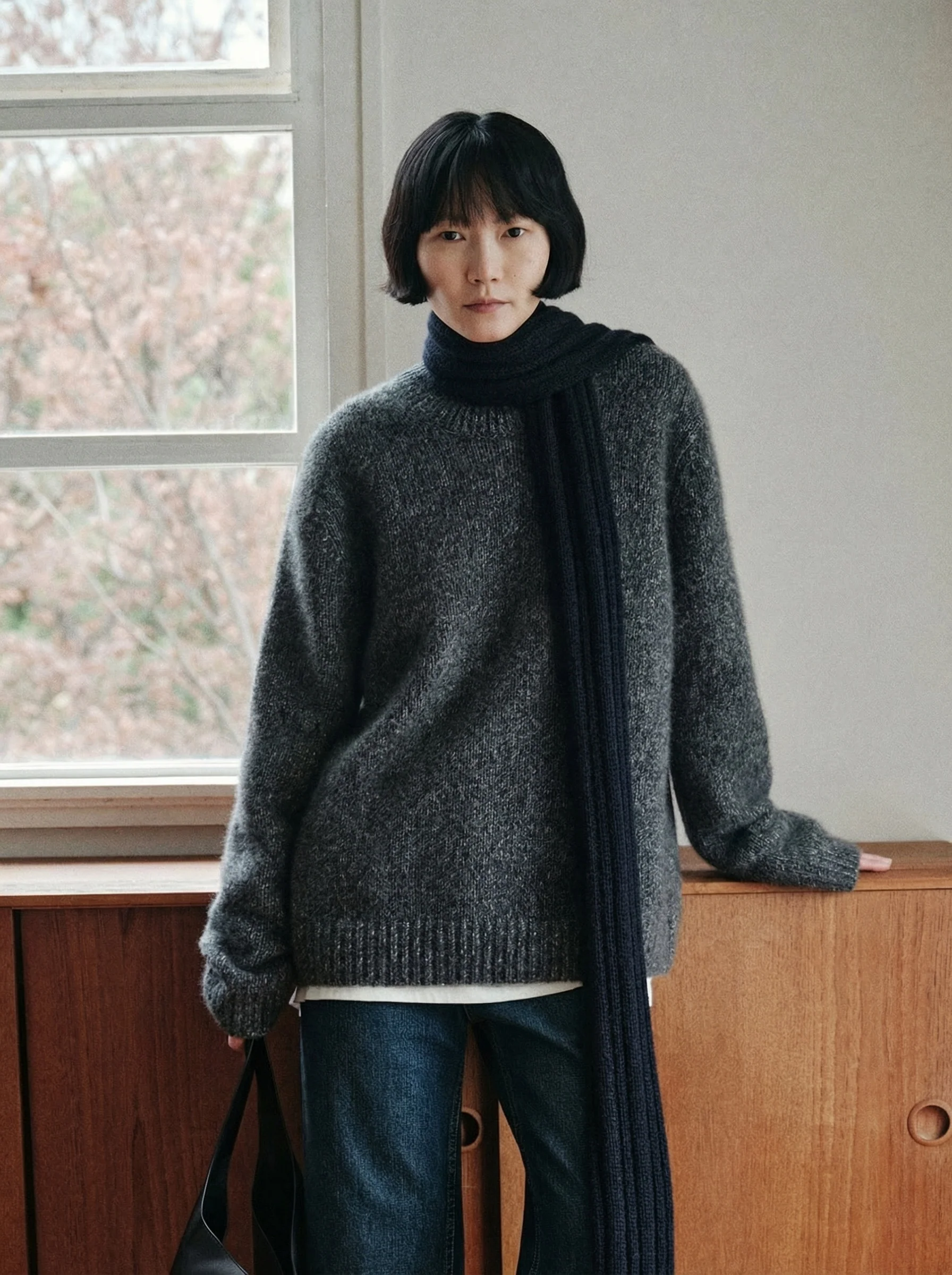 Marled Crewneck Sweater