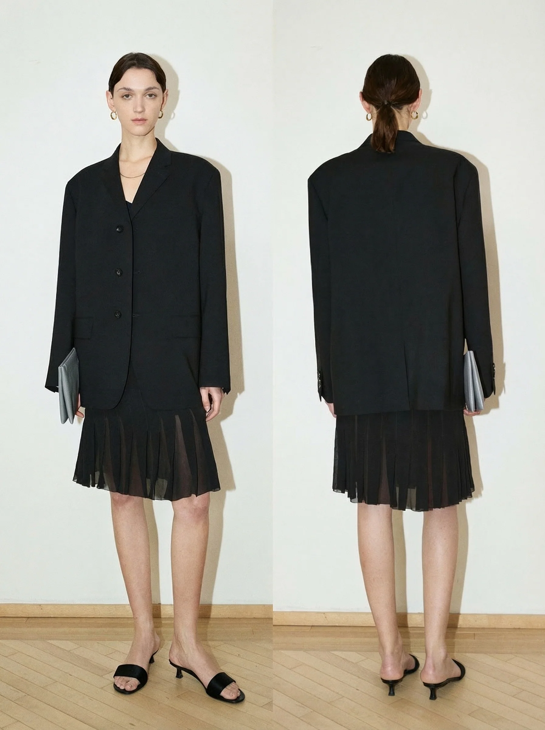 Marzotto Wool Boxy Blazer - Image 3
