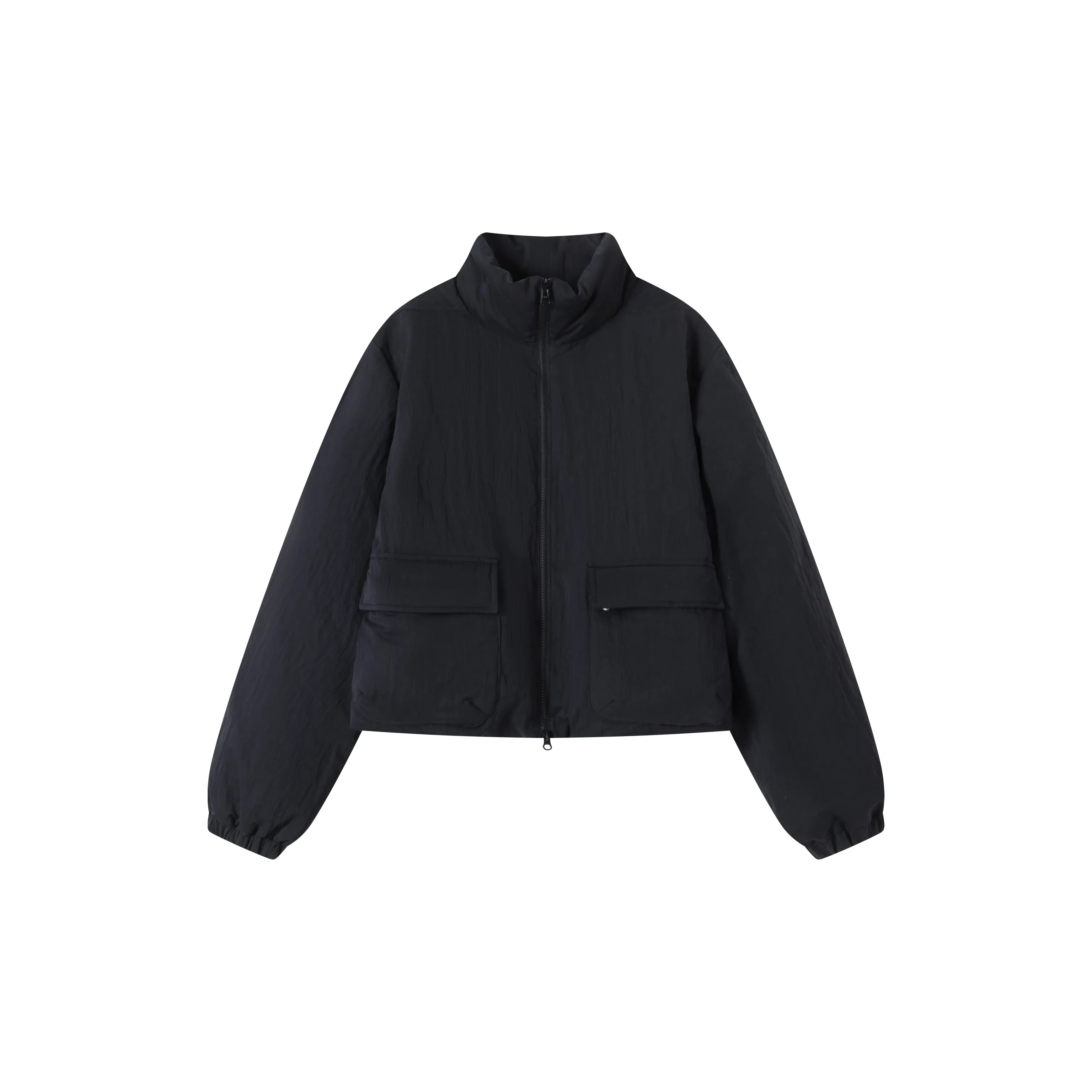 Matte Stand-Collar Down Bomber - Image 6