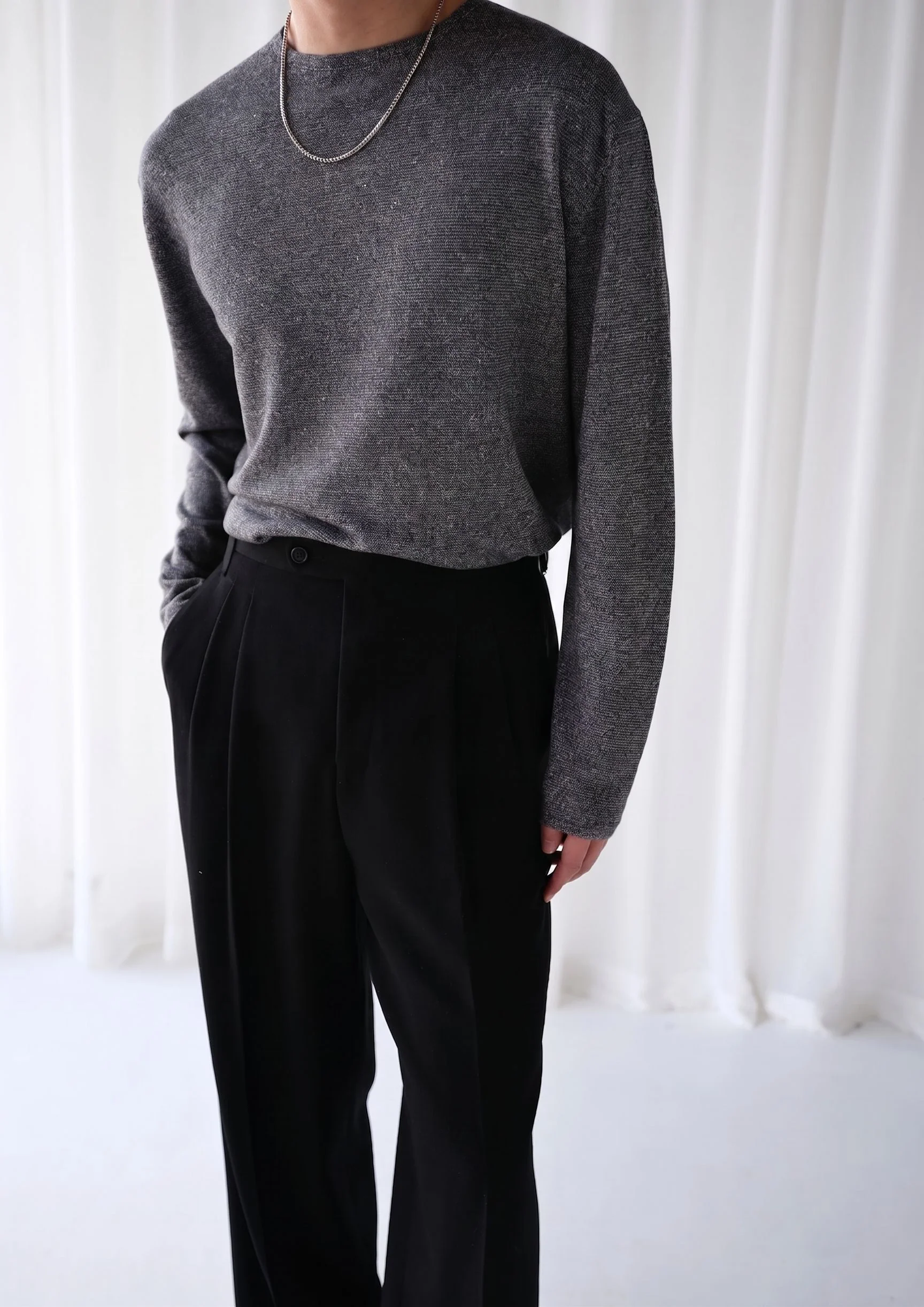 Melange Knit Top - Image 2