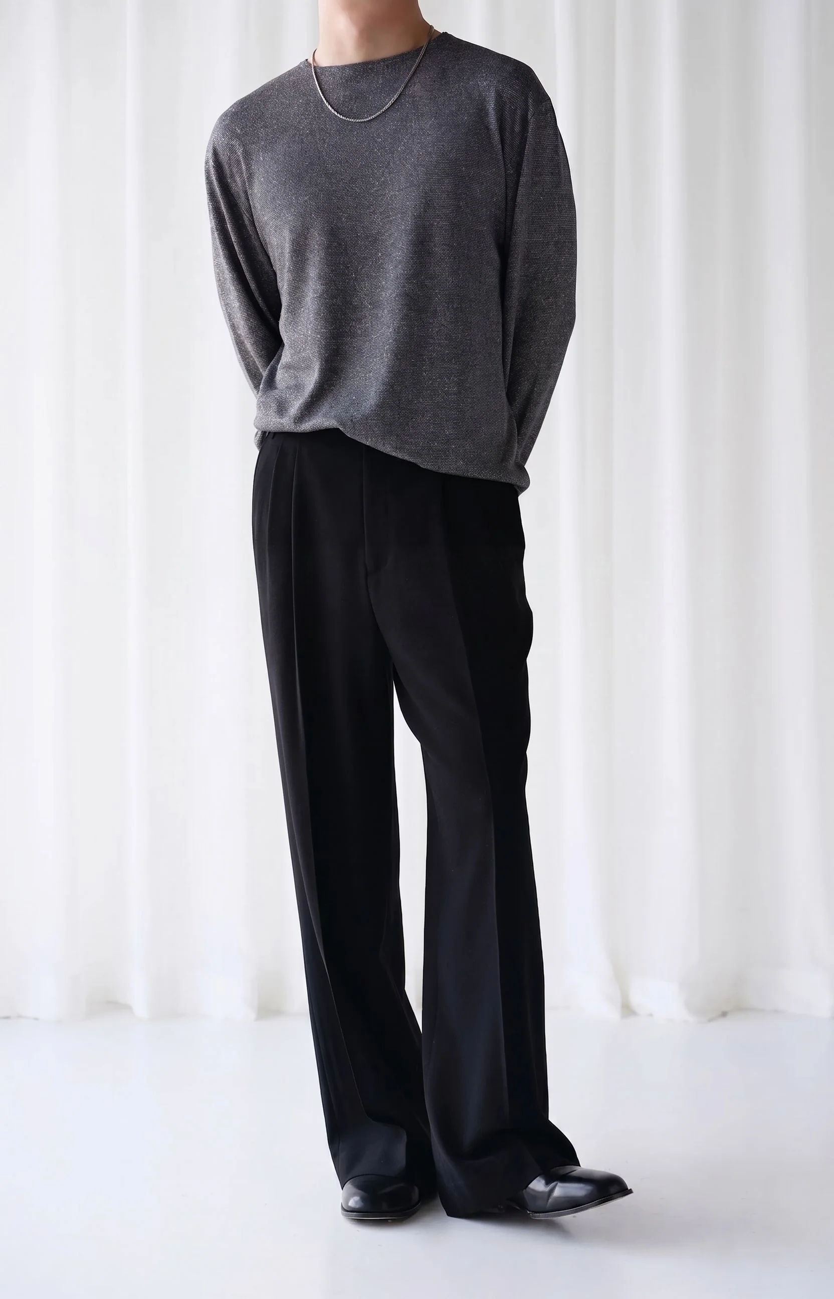 Melange Knit Top - Image 3