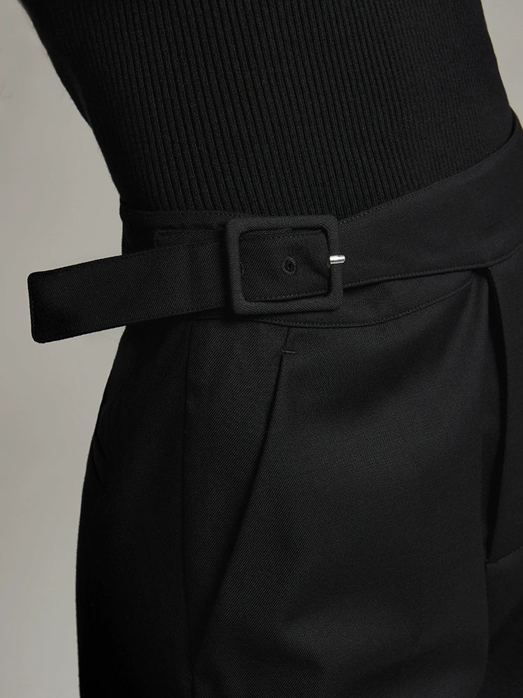 Melanie Wool-Silk Bermuda Shorts - Image 5