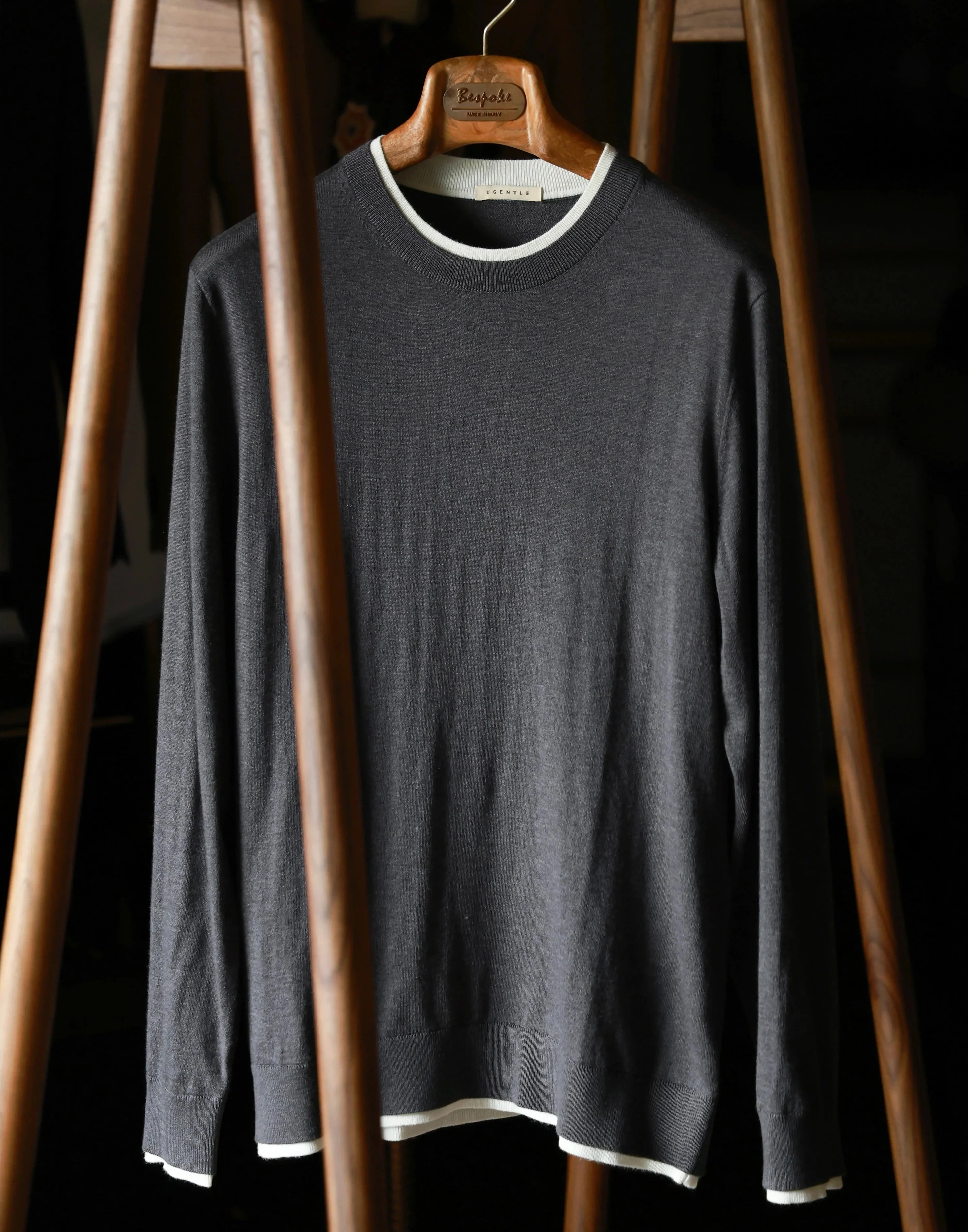 Melbourne Grey Crewneck Sweater - Image 5