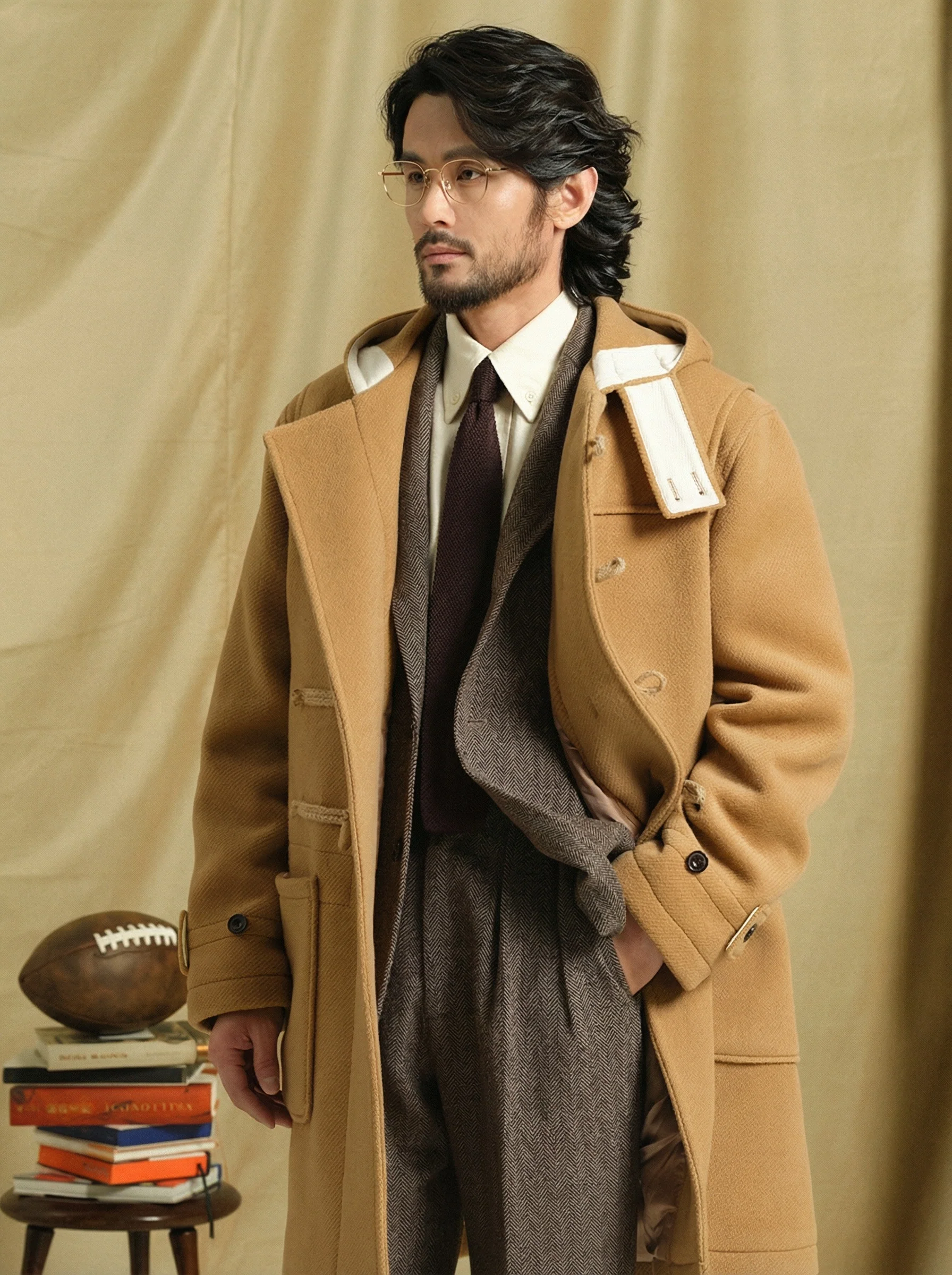 Melton Wool Duffle Coat - Image 4
