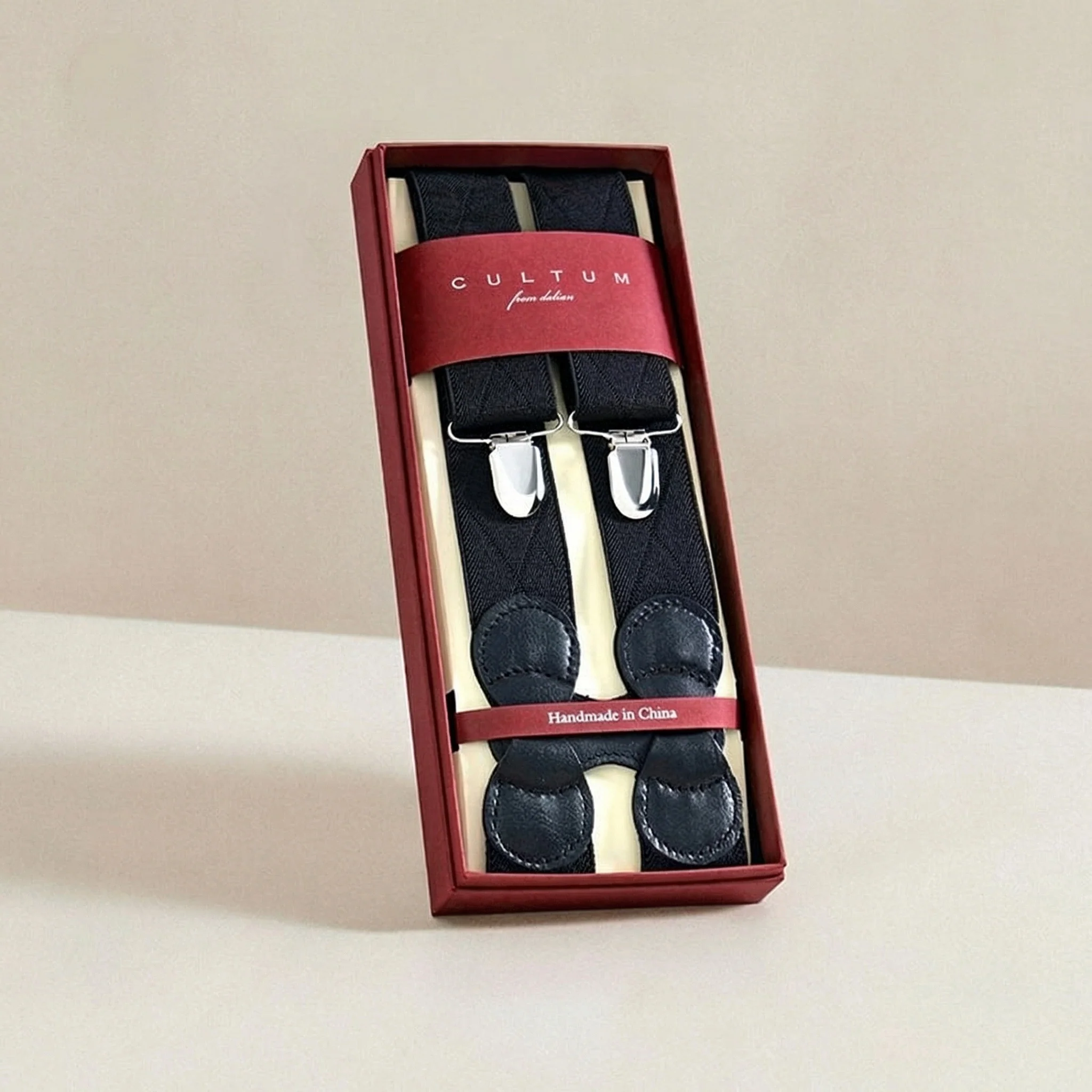 Men's Luxury Leather Suspenders - Image 18