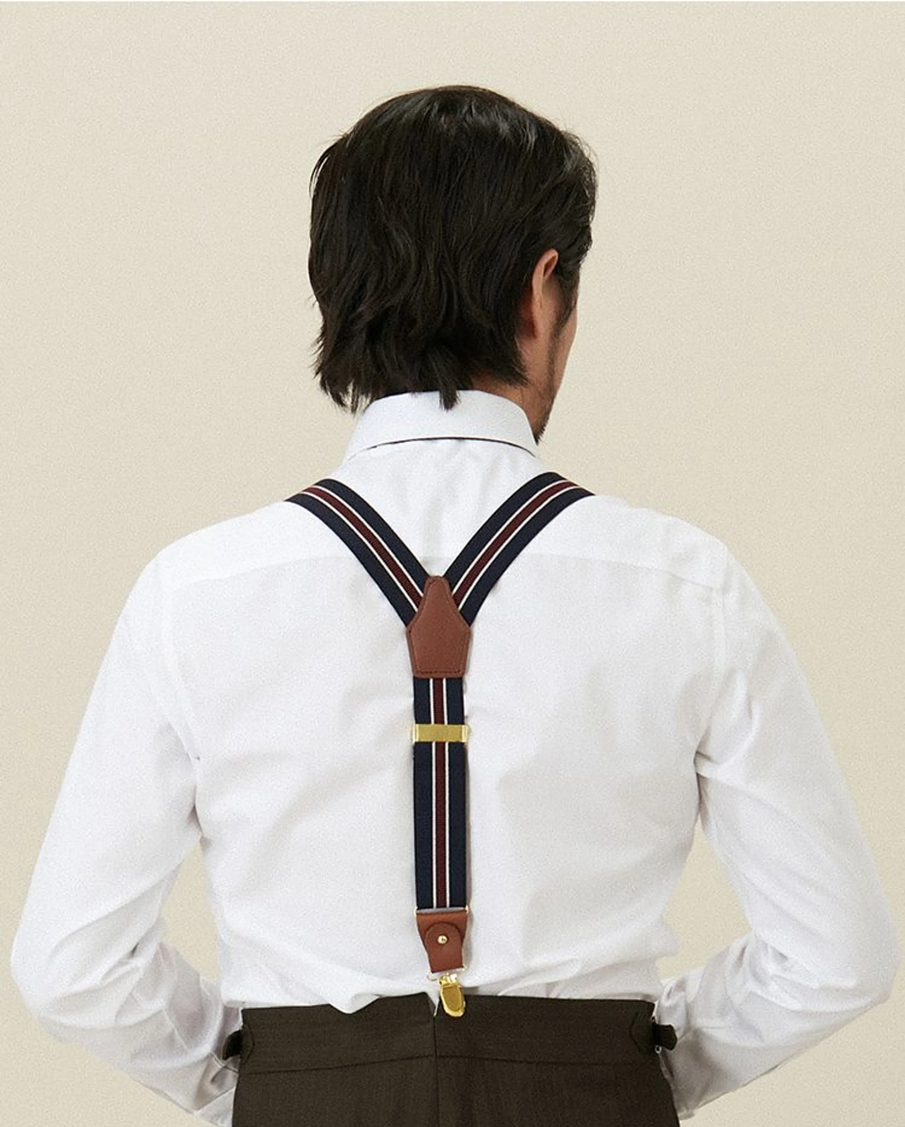 Men's Luxury Leather Suspenders - Image 2