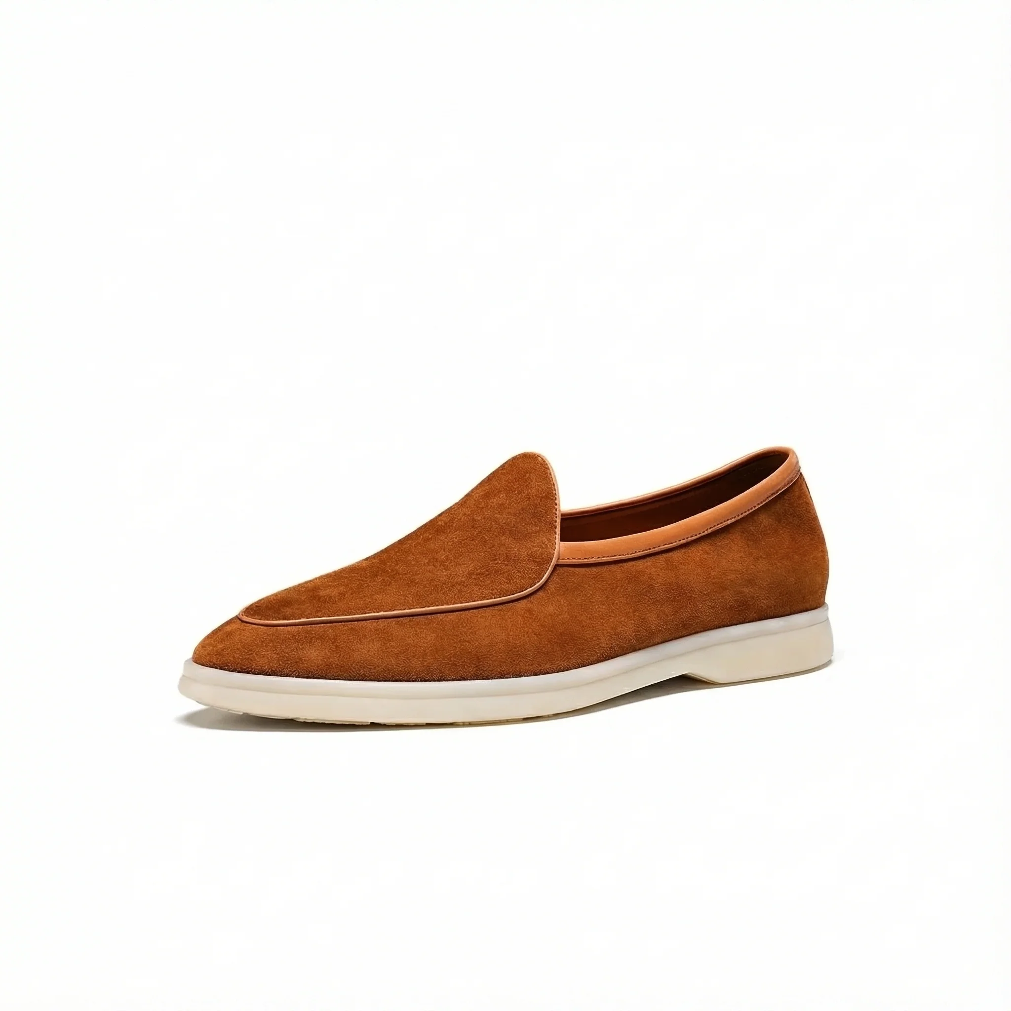 Men's Suede Slip-On Loafers - Image 7