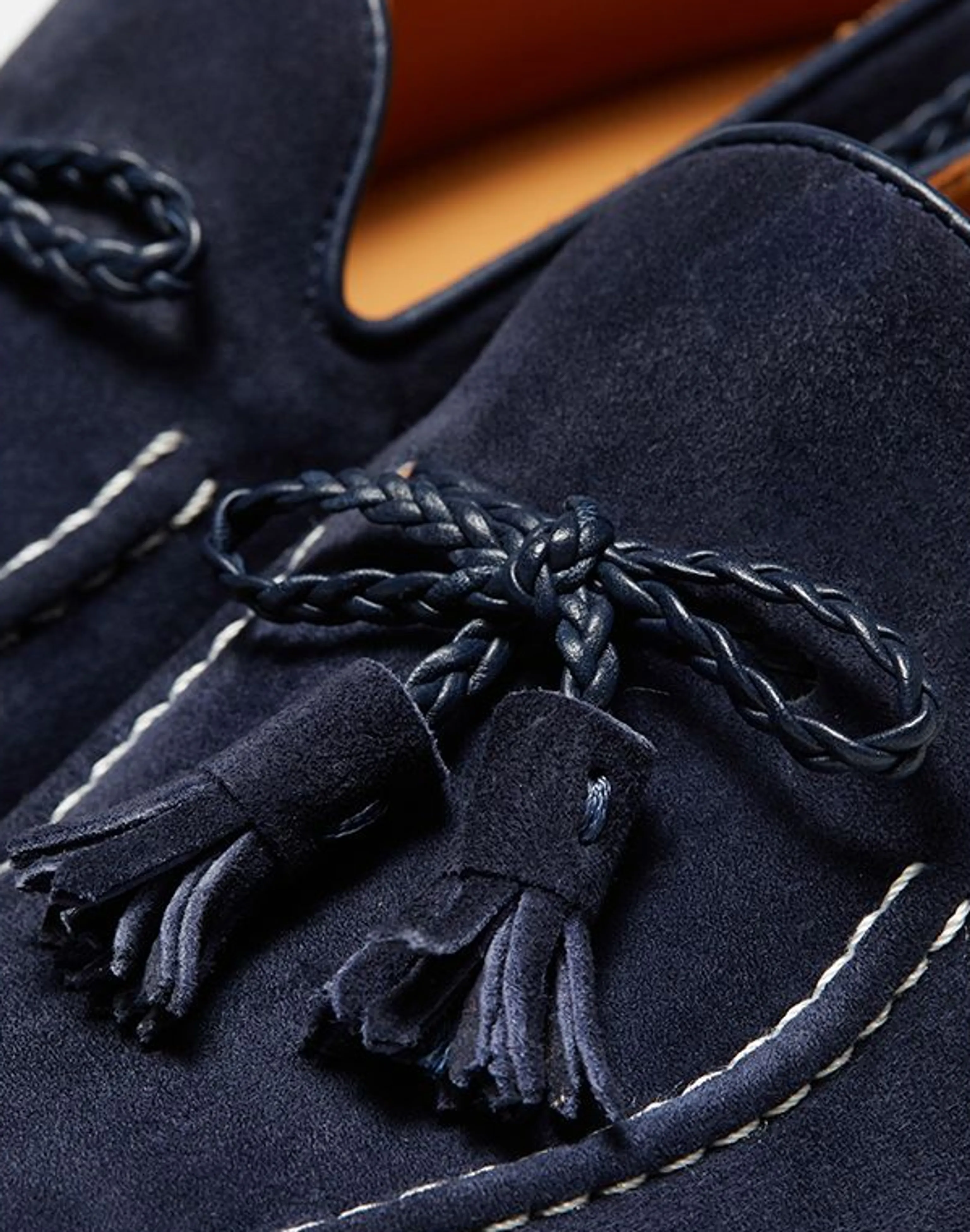 Men's Suede Tassel Loafers - Image 6