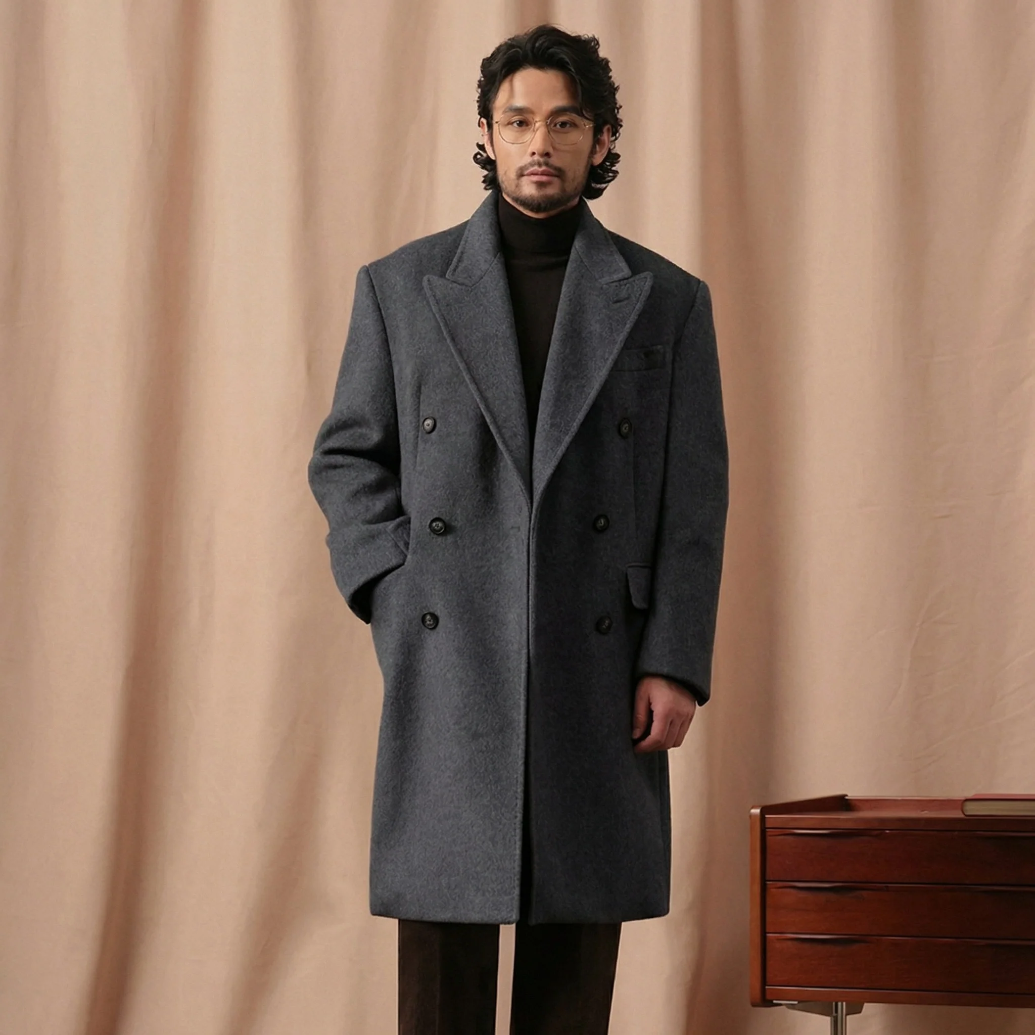Men's Wool Chester Coat - Image 9
