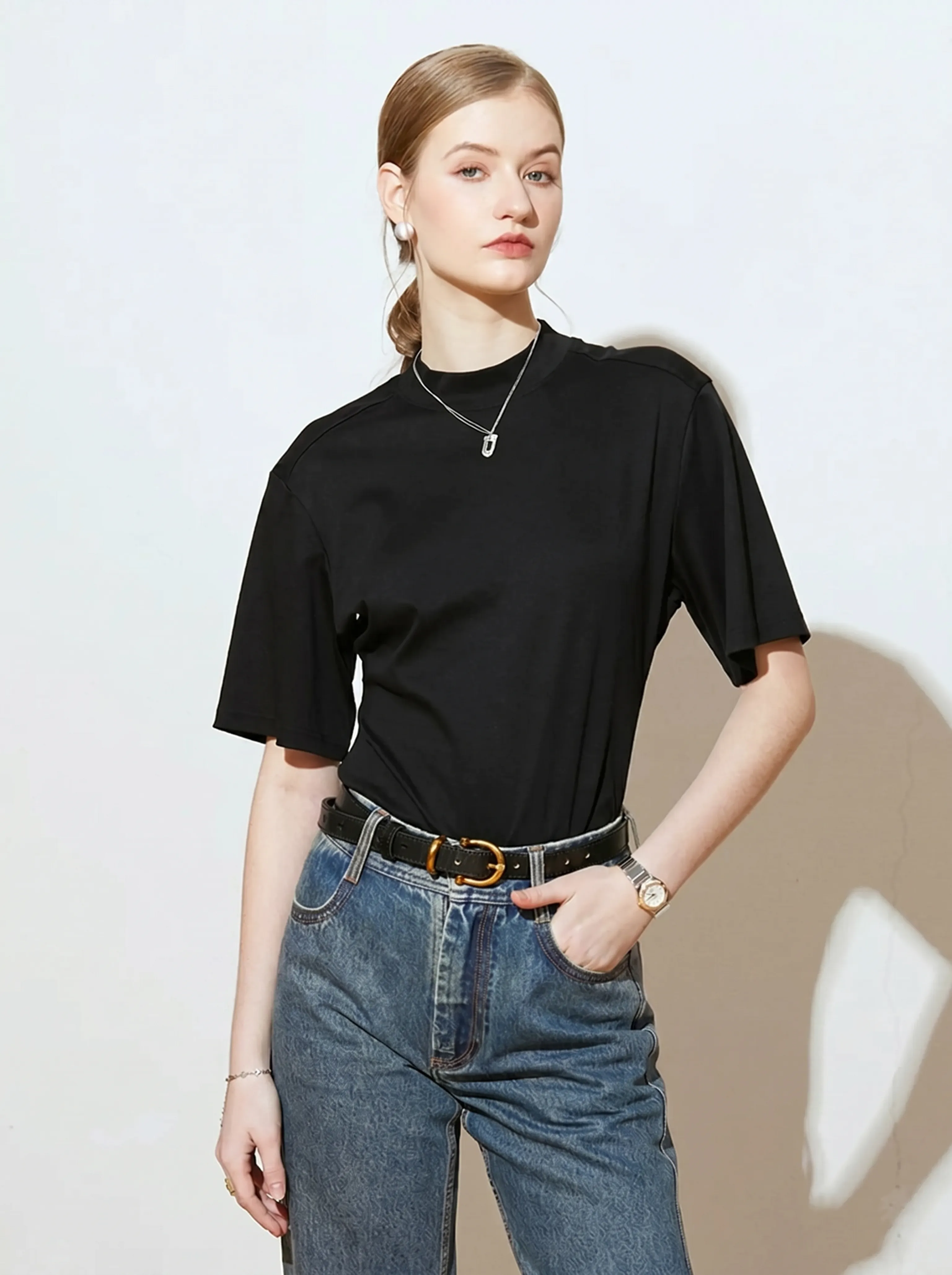 Mercerized Pima Cotton Tee