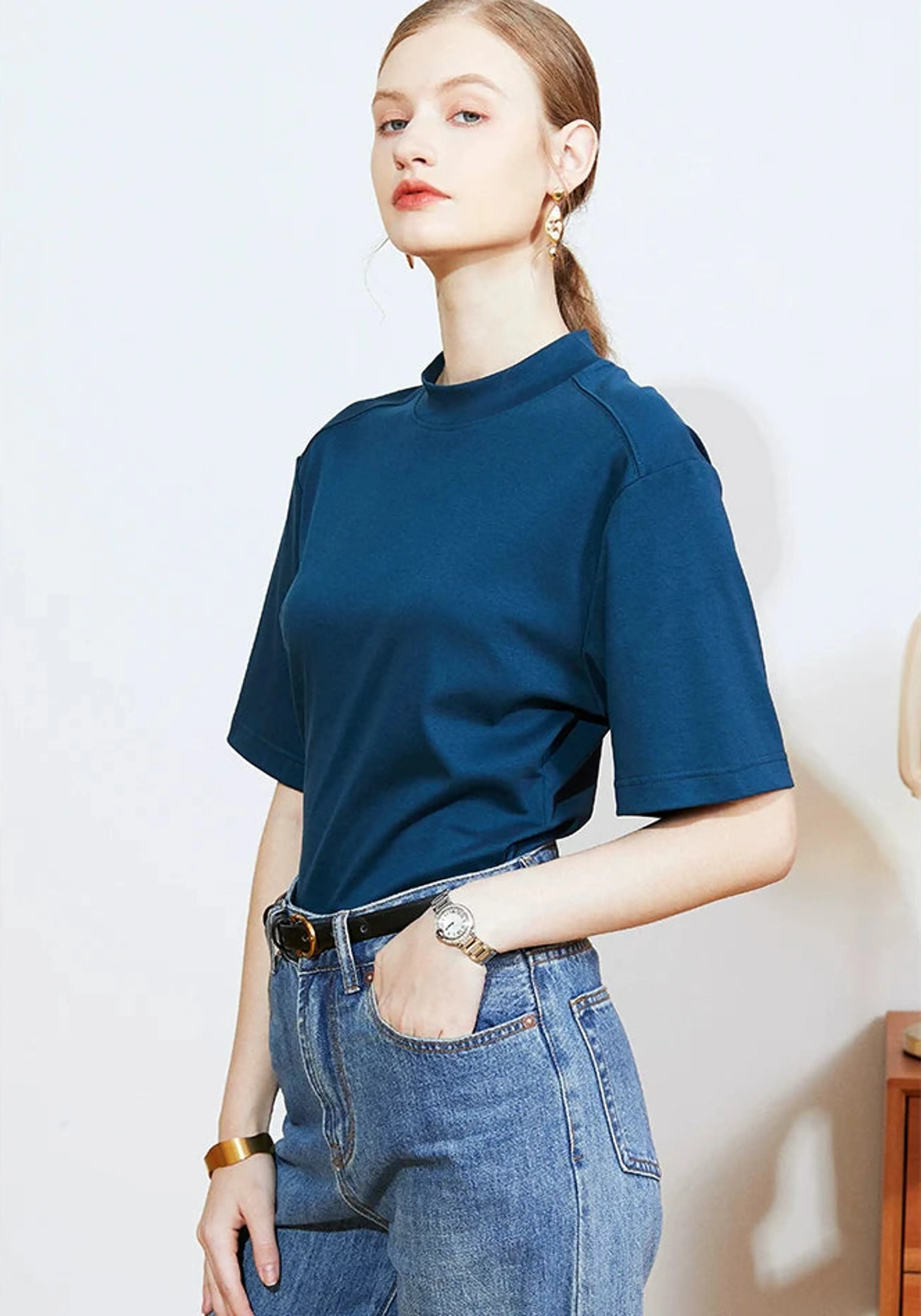 Mercerized Pima Cotton Tee - Image 2
