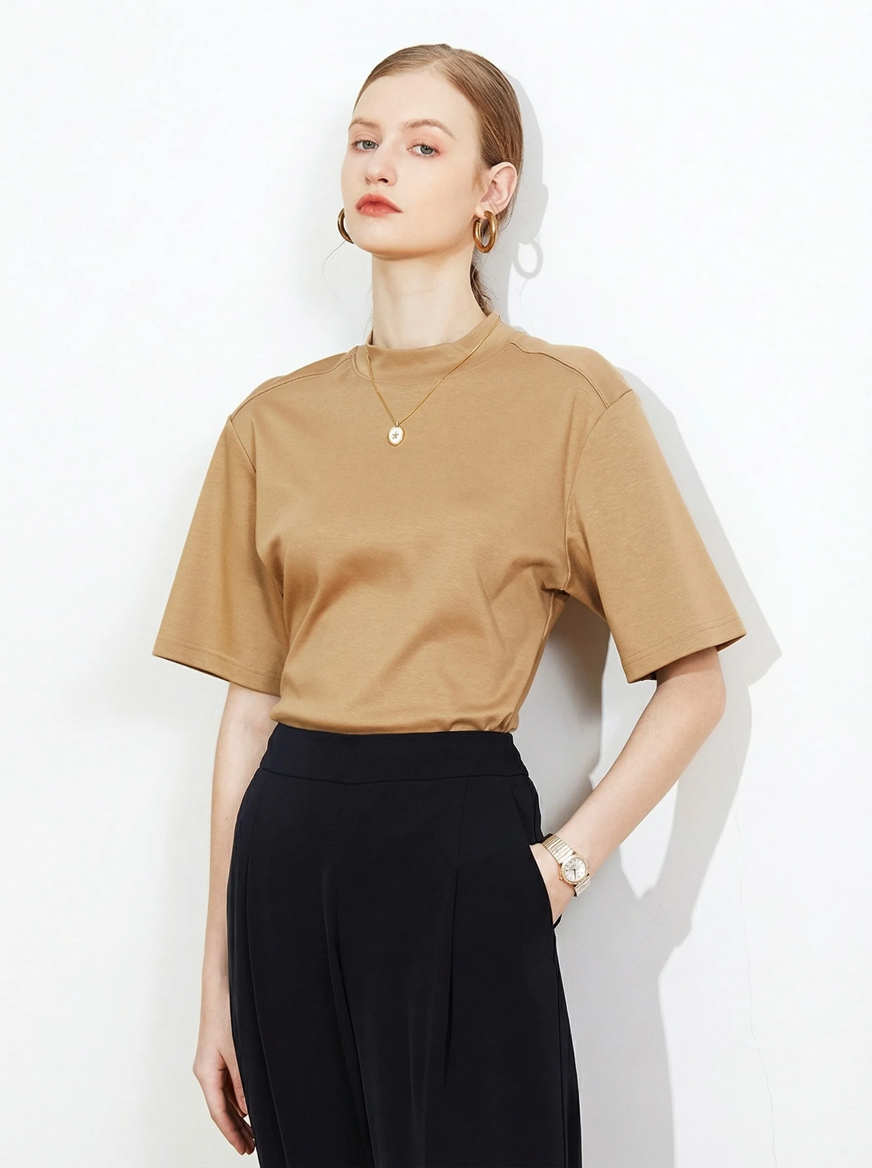 Mercerized Pima Cotton Tee - Image 3