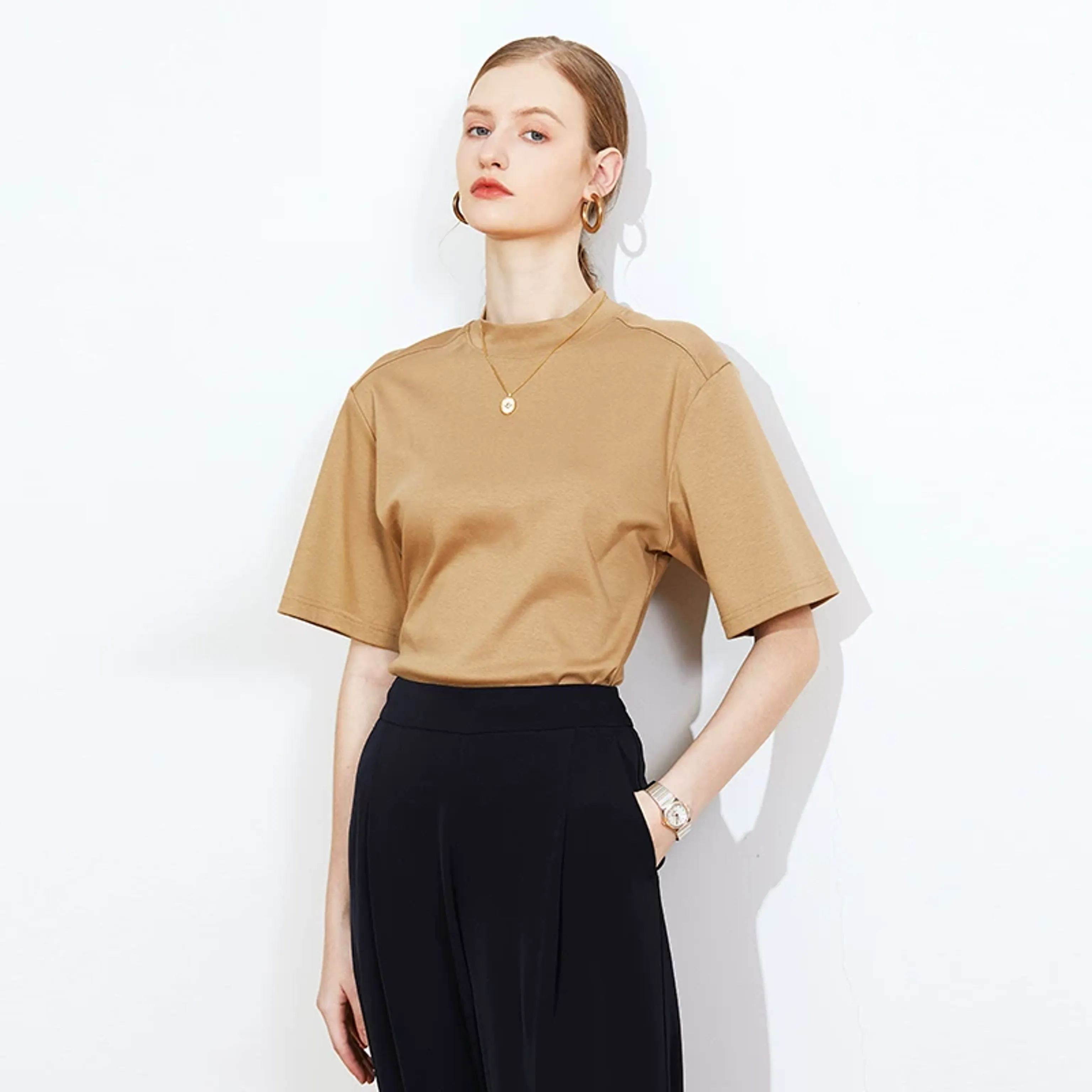 Mercerized Pima Cotton Tee - Image 4