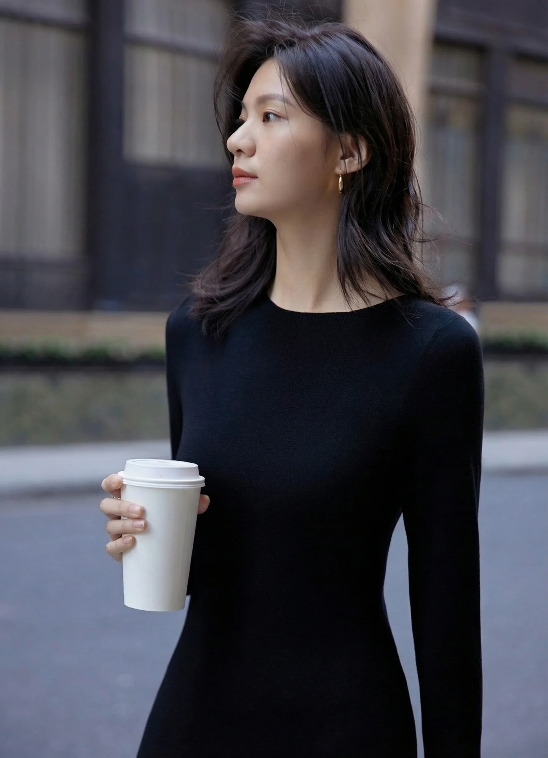Merino A-Line Knit Maxi Dress - Image 6