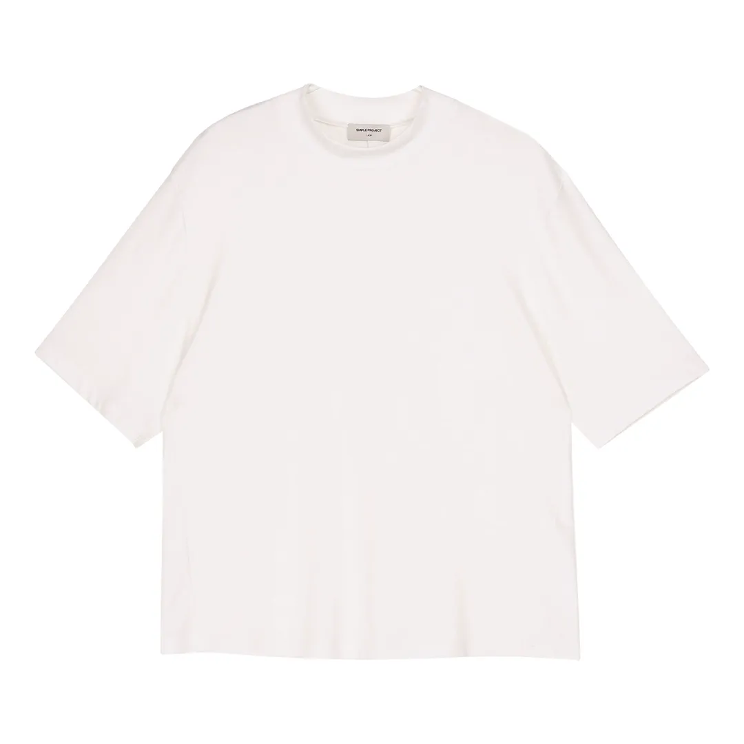 Merino Blend Mock Neck T-Shirt