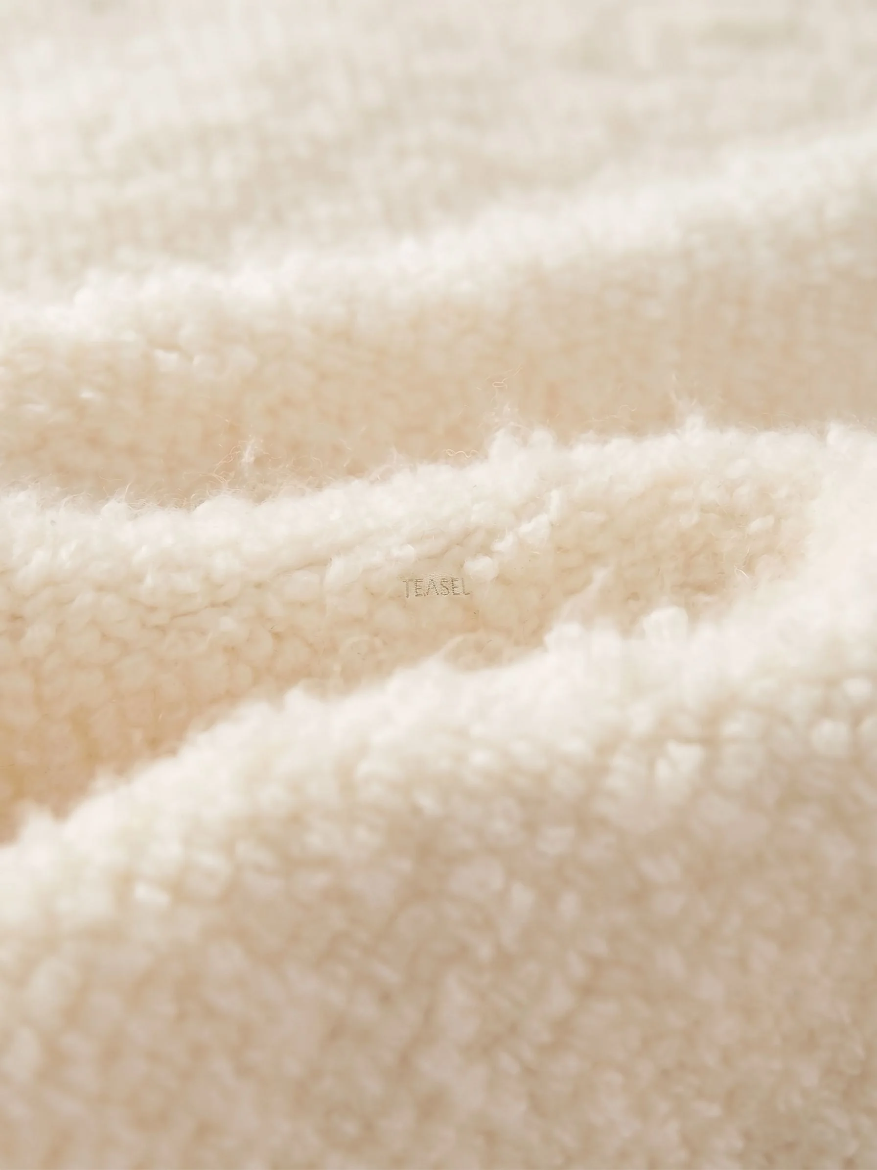 Merino Bouclé Zip Cardigan - Image 3