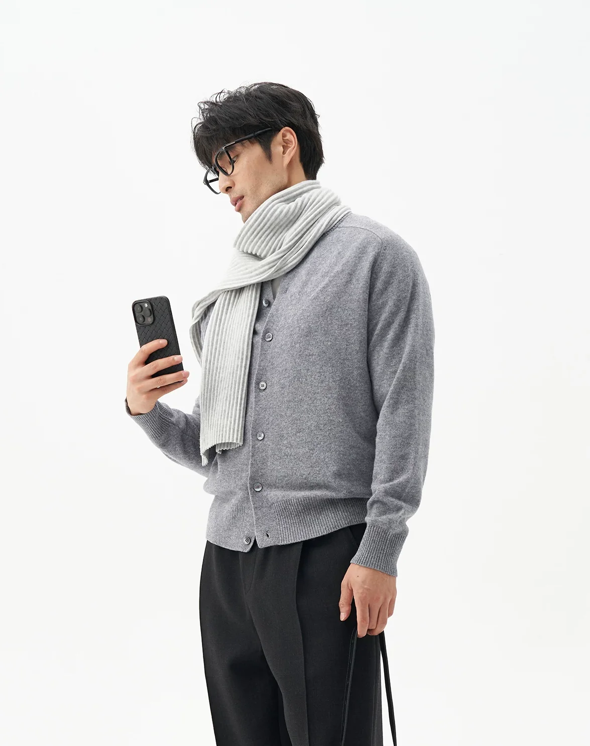 Merino Button Cardigan - Image 2