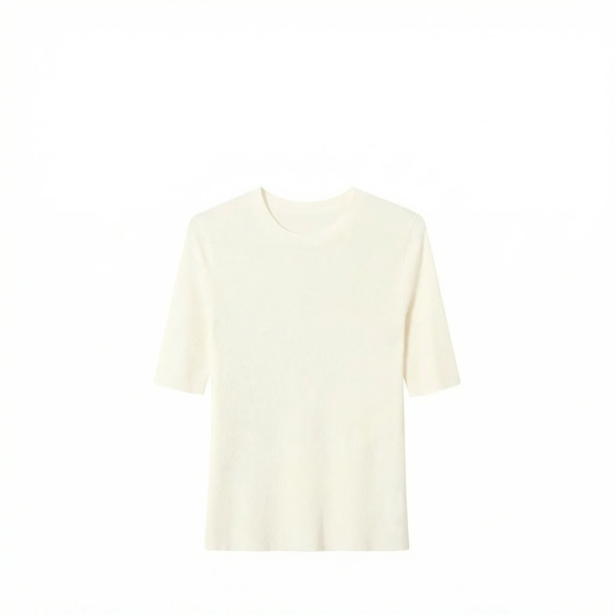 Merino Contrast-Trim Knit Tee - Image 6